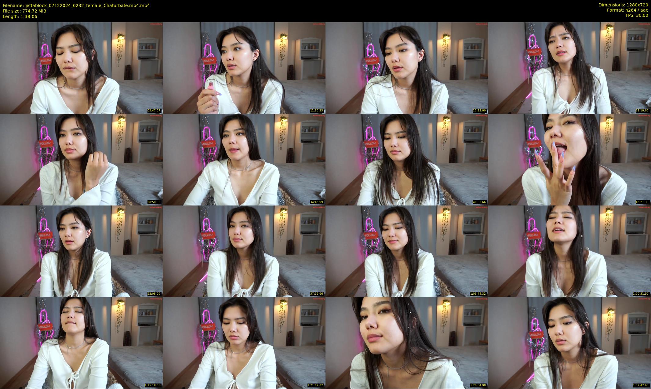 jettablock — 99 minute Chaturbate female cam show recording, 720p, Dec 7, 2024