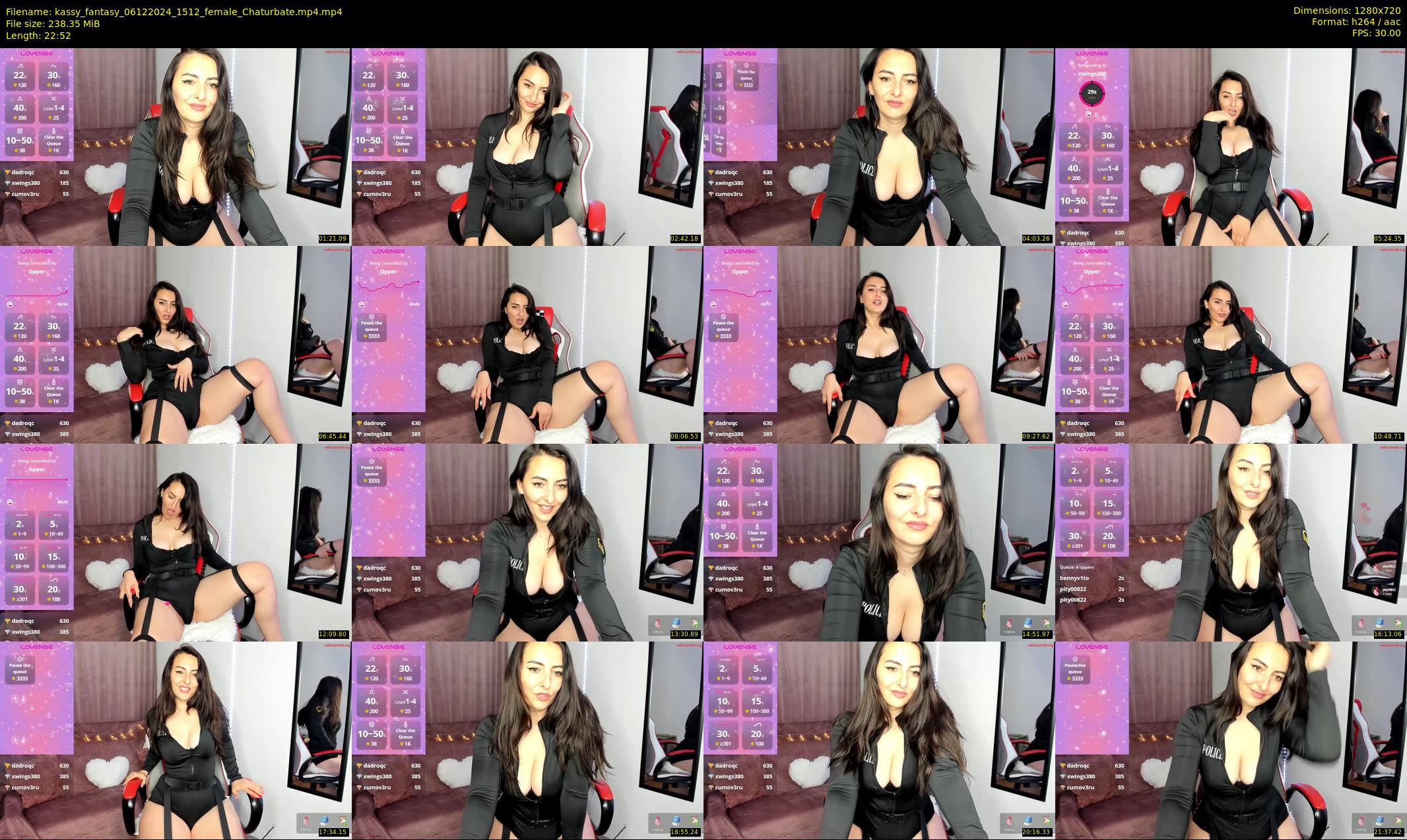 kassy_fantasy — 23 minute Chaturbate female cam show recording, 720p, Dec 6, 2024