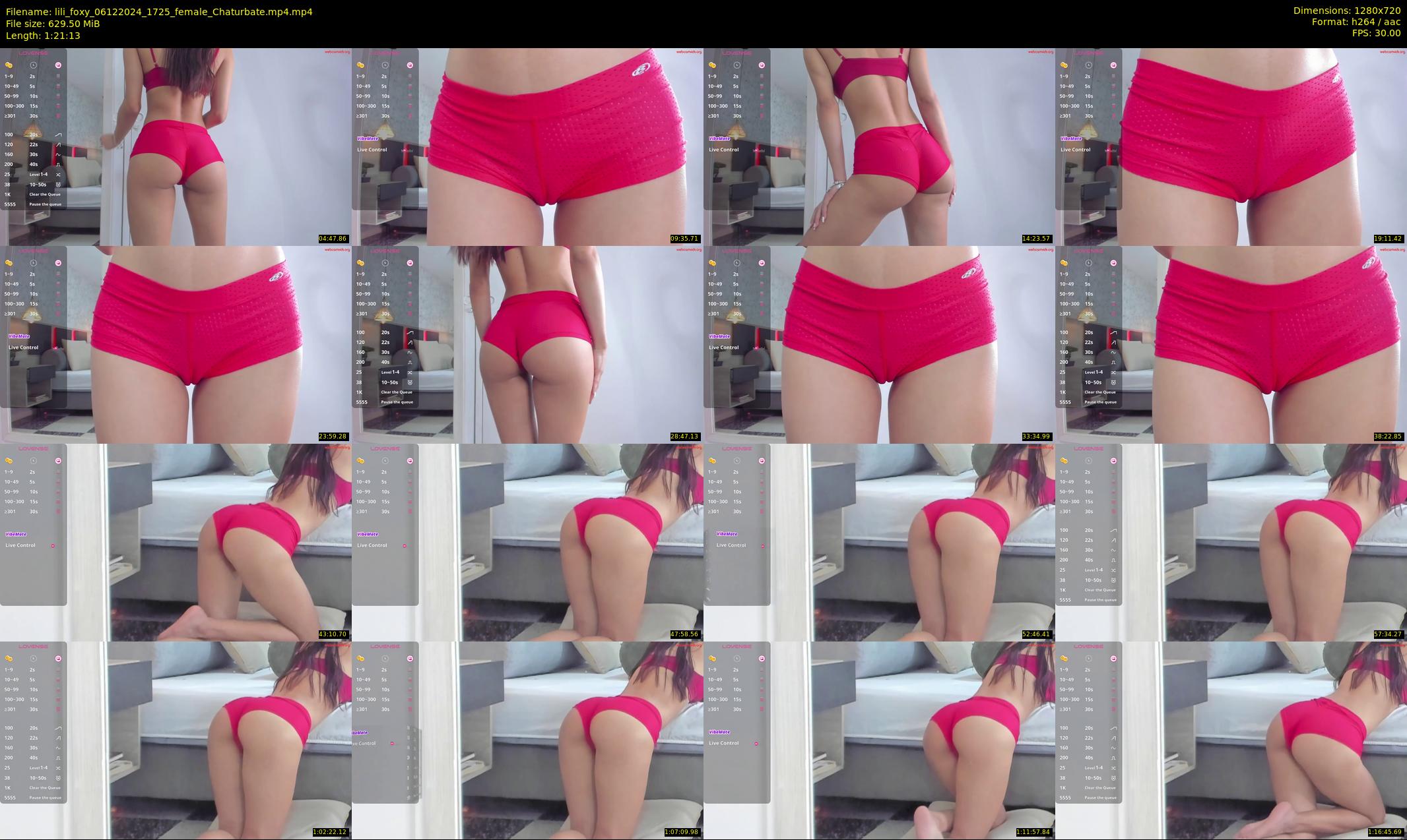 lili_foxy — 82 minute Chaturbate female cam show recording, 720p, Dec 6, 2024
