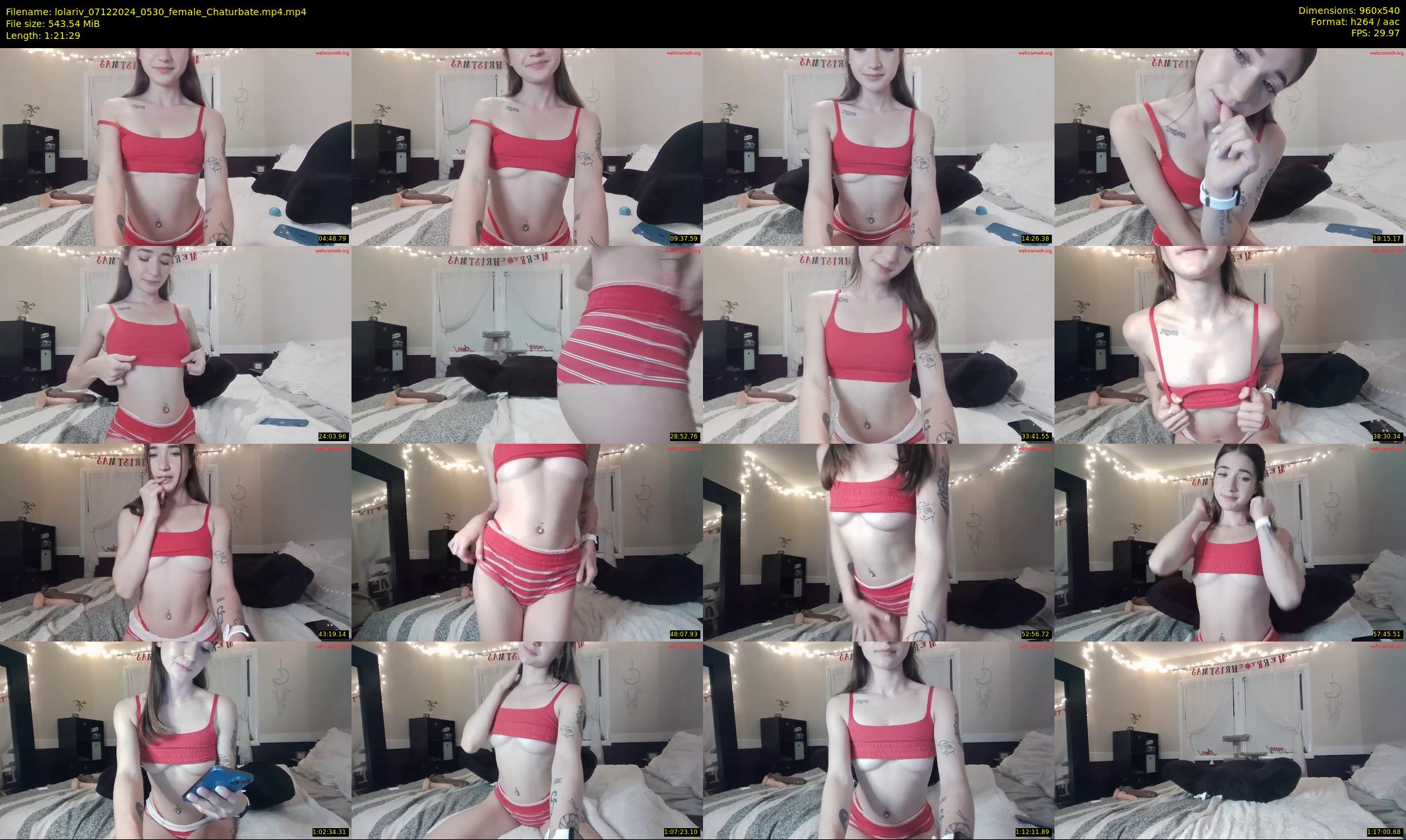 lolariv — 82 minute Chaturbate female cam show recording, 480p, Dec 7, 2024