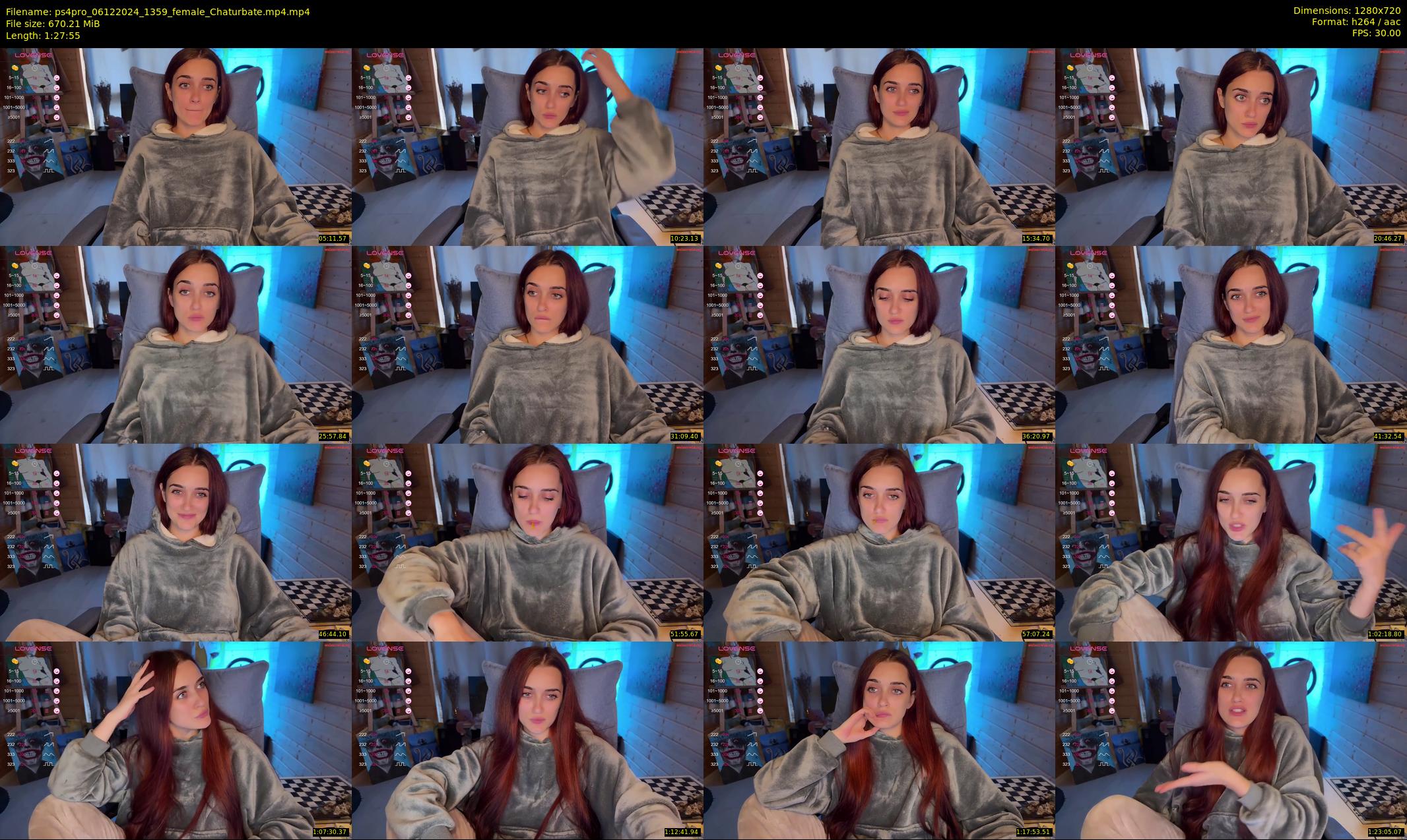 ps4pro — 88 minute Chaturbate female cam show recording, 720p, Dec 6, 2024