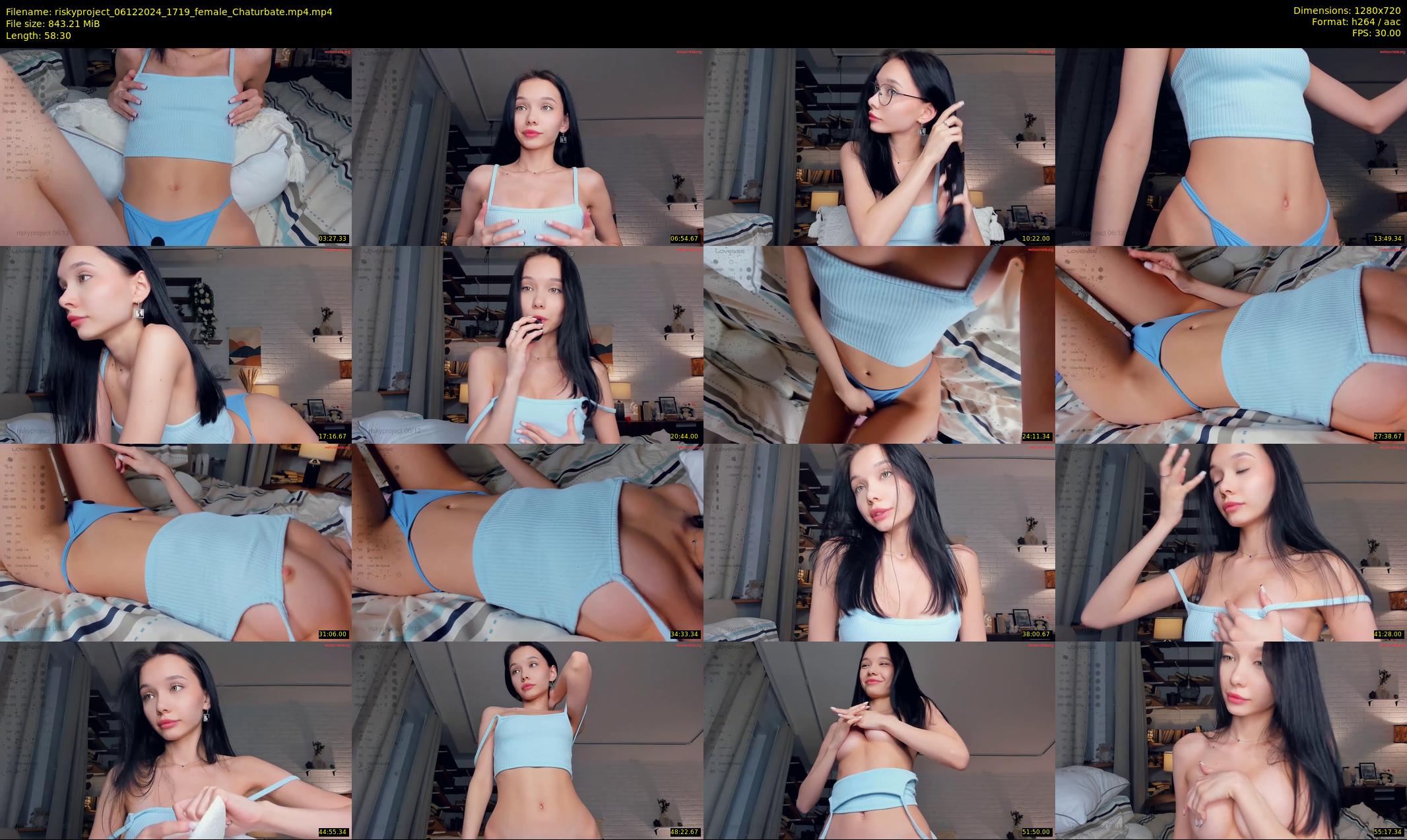 riskyproject — 59 minute Chaturbate couple cam show recording, 720p, Dec 6, 2024