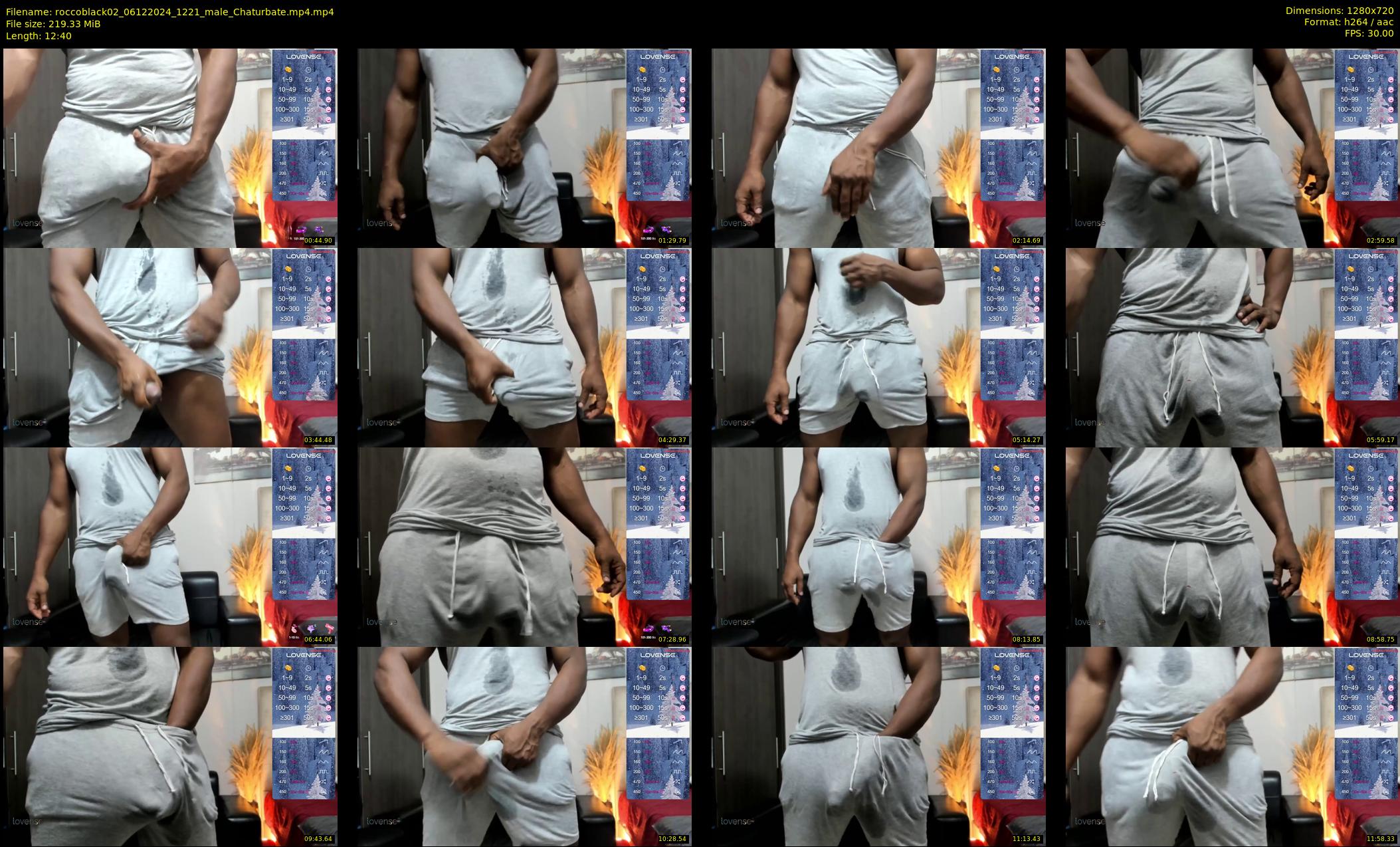 roccoblack02 — 13 minute Chaturbate male cam show recording, 720p, Dec 6, 2024