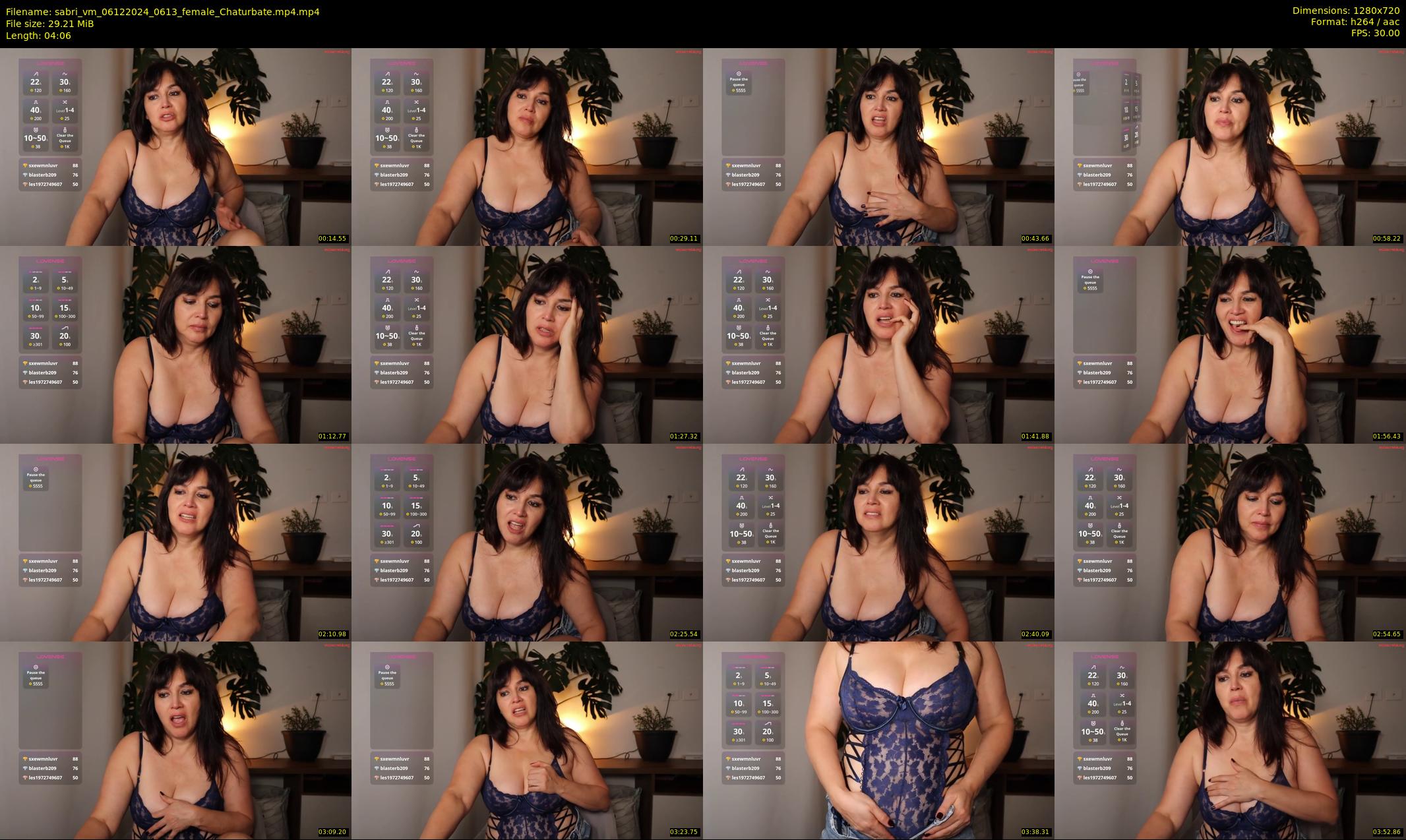 sabri_vm — 5 minute Chaturbate female cam show recording, 720p, Dec 6, 2024