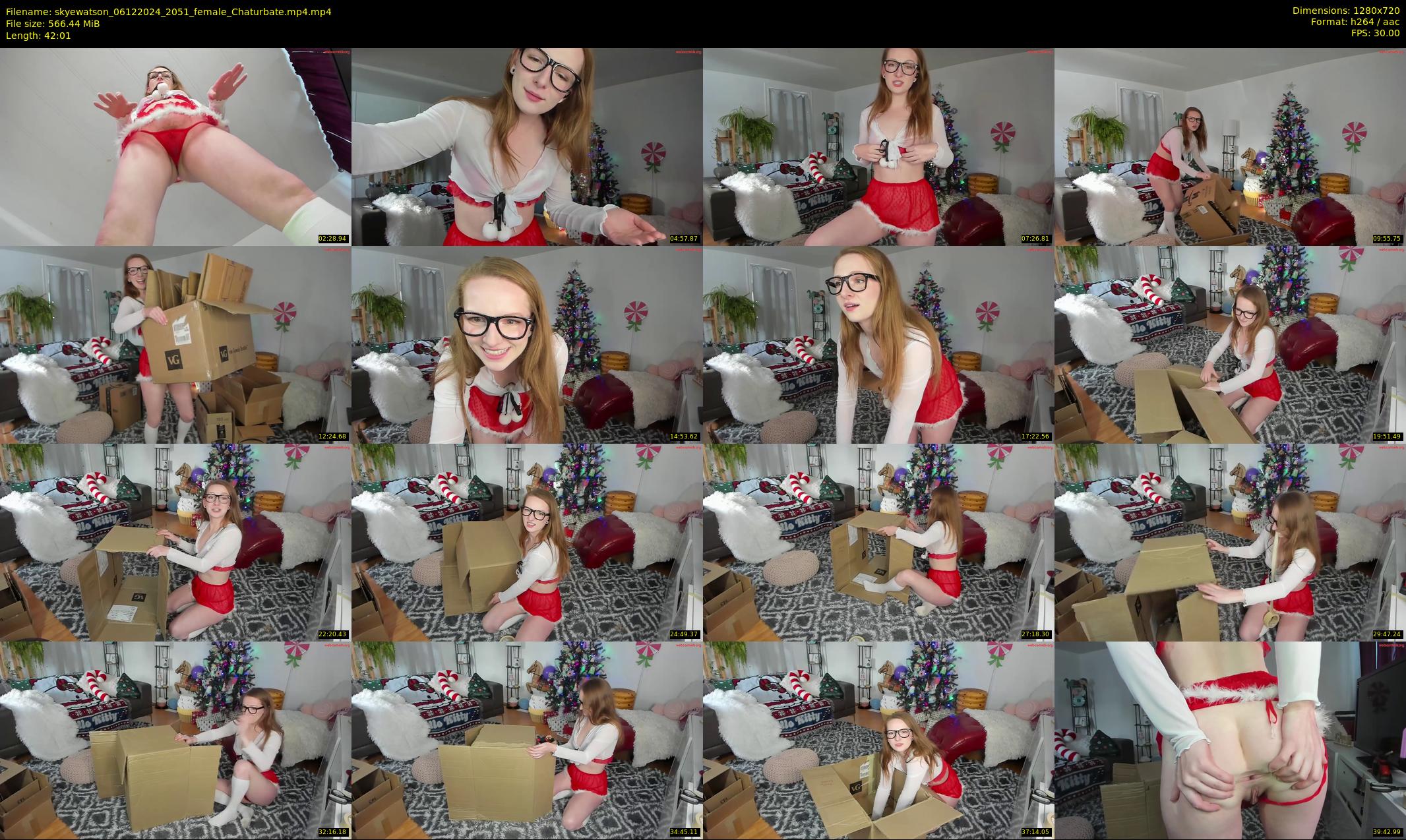 skyewatson — 43 minute Chaturbate female cam show recording, 720p, Dec 6, 2024