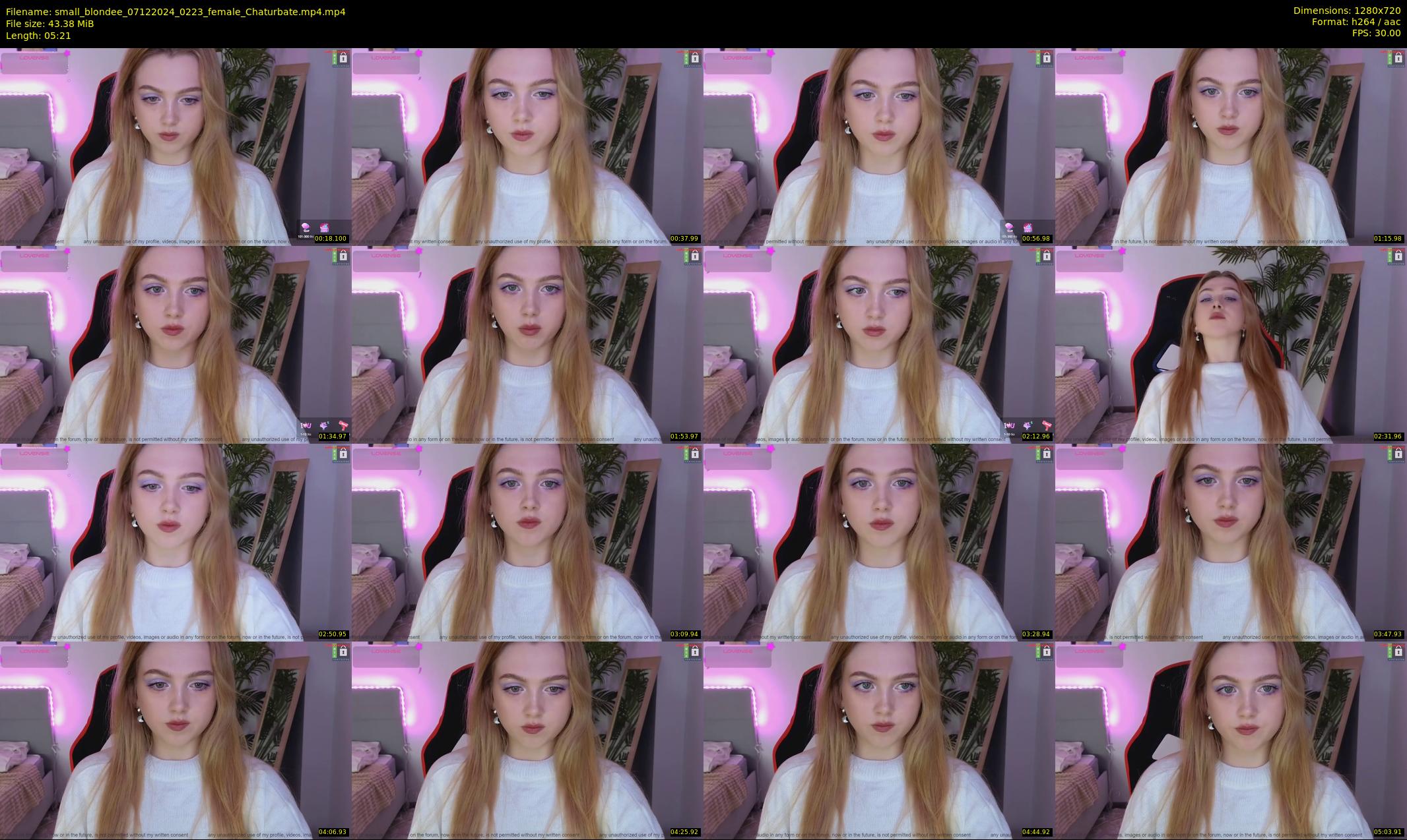 small_blondee — 6 minute Chaturbate female cam show recording, 720p, Dec 7, 2024