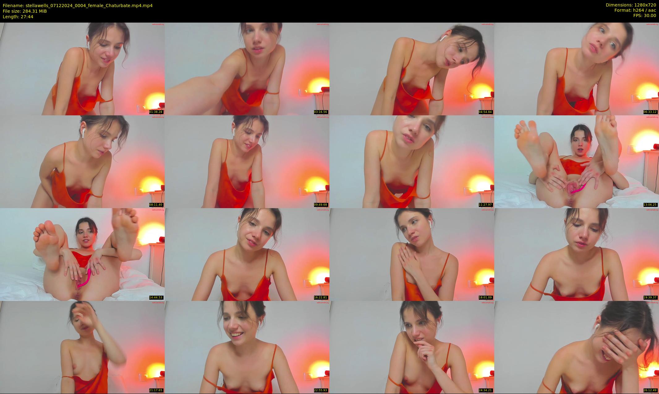 stellawells — 28 minute Chaturbate female cam show recording, 720p, Dec 7, 2024