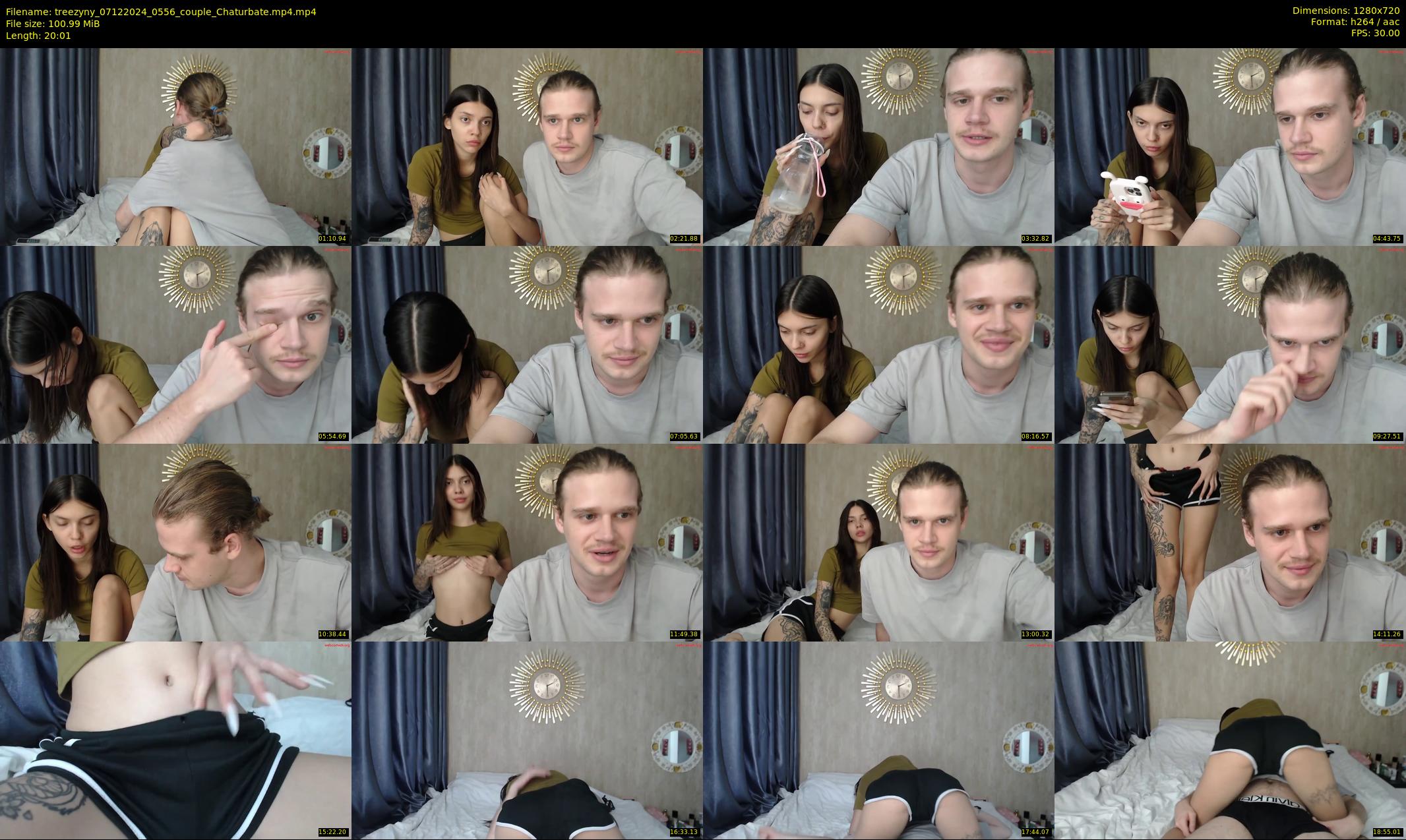 treezyny — 21 minute Chaturbate couple cam show recording, 720p, Dec 7, 2024