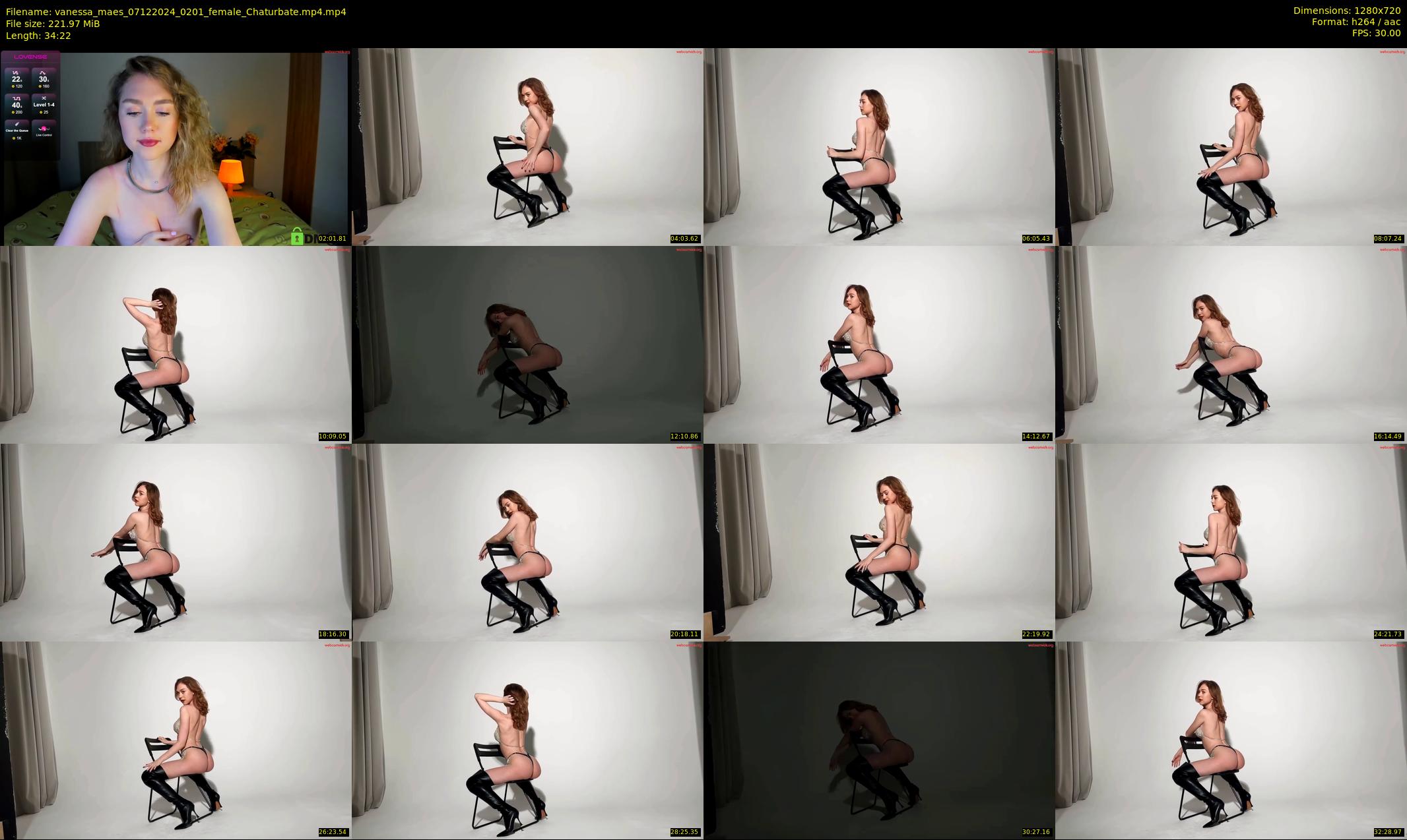 vanessa_maes — 35 minute Chaturbate female cam show recording, 720p, Dec 7, 2024