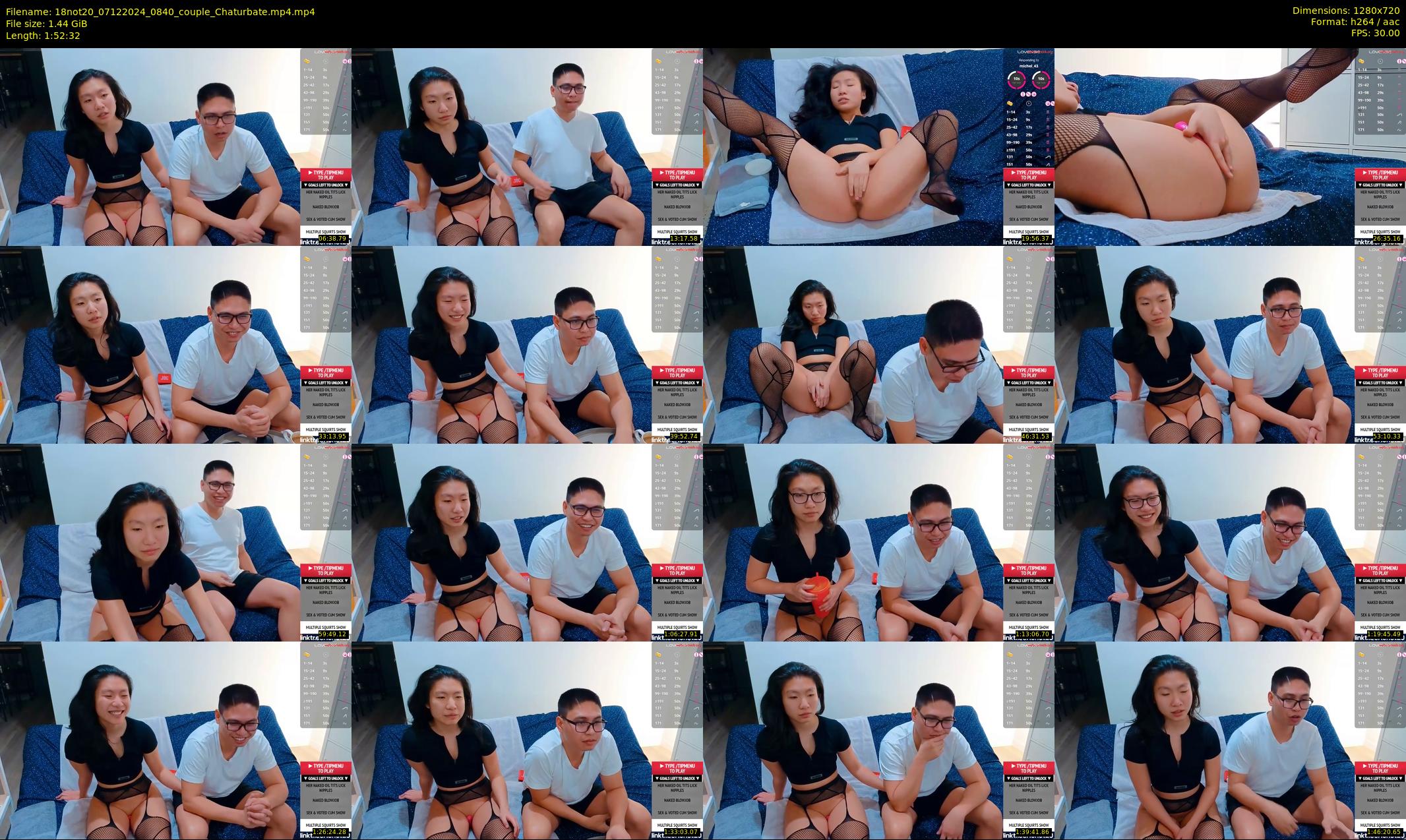 18not20 — 113 minute Chaturbate couple cam show recording, 720p, Dec 7, 2024