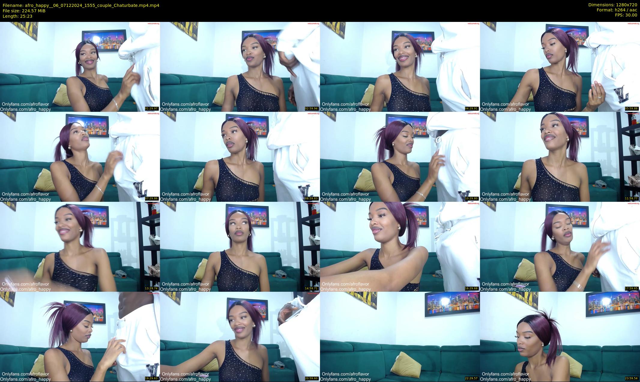 afro_happy__06 — 26 minute Chaturbate couple cam show recording, 720p, Dec 7, 2024