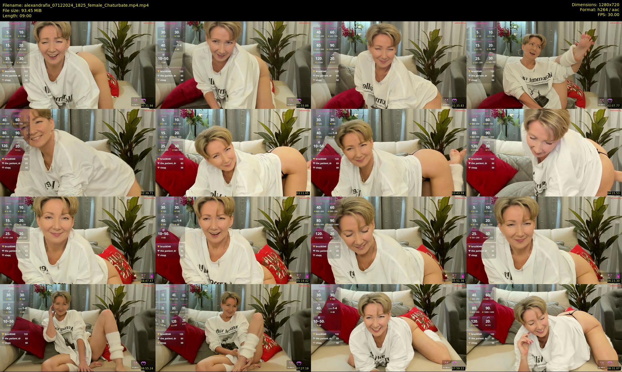 alexandrafix — 9 minute Chaturbate female cam show recording, 720p, Dec 7, 2024