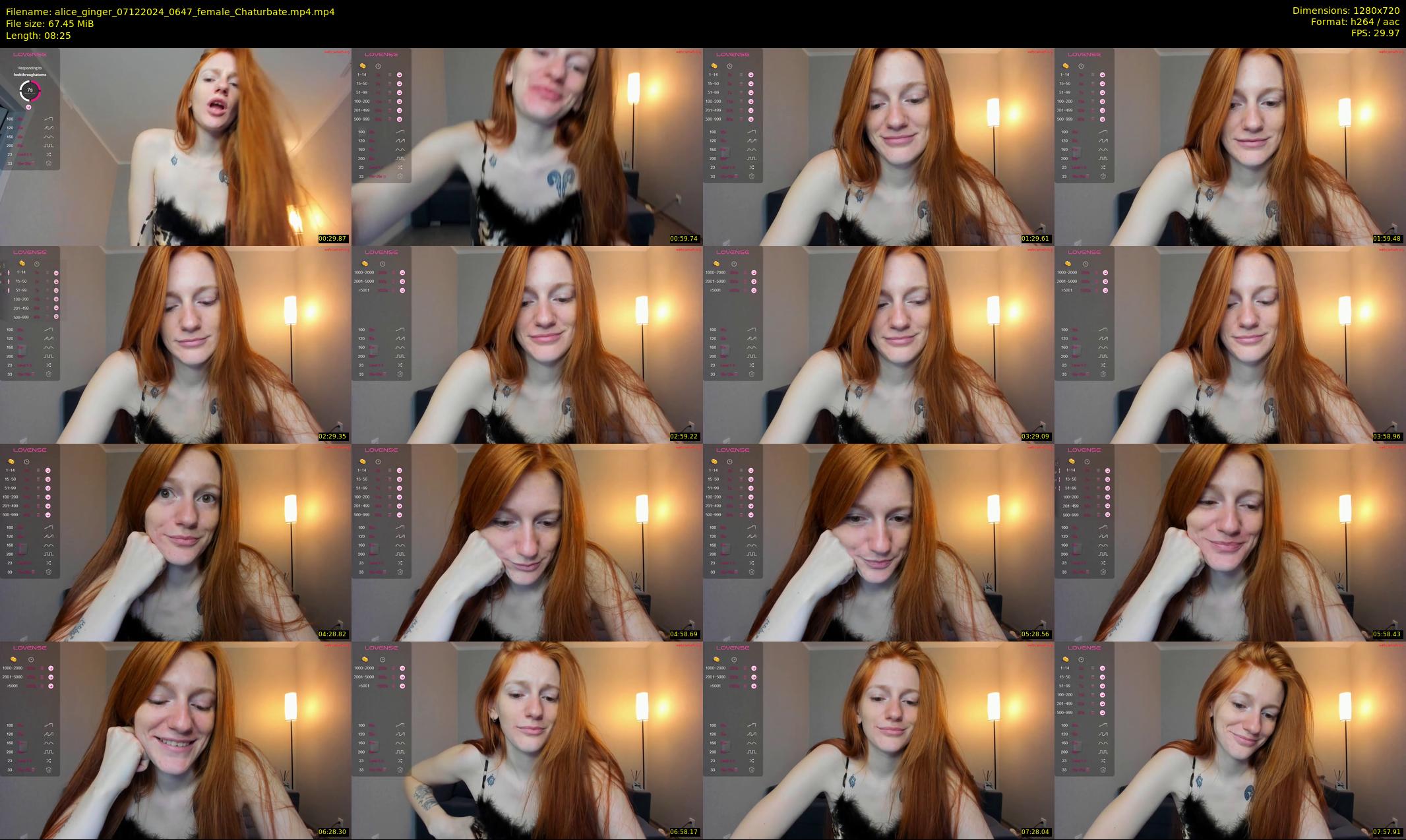 alice_ginger — 9 minute Chaturbate female cam show recording, 720p, Dec 7, 2024