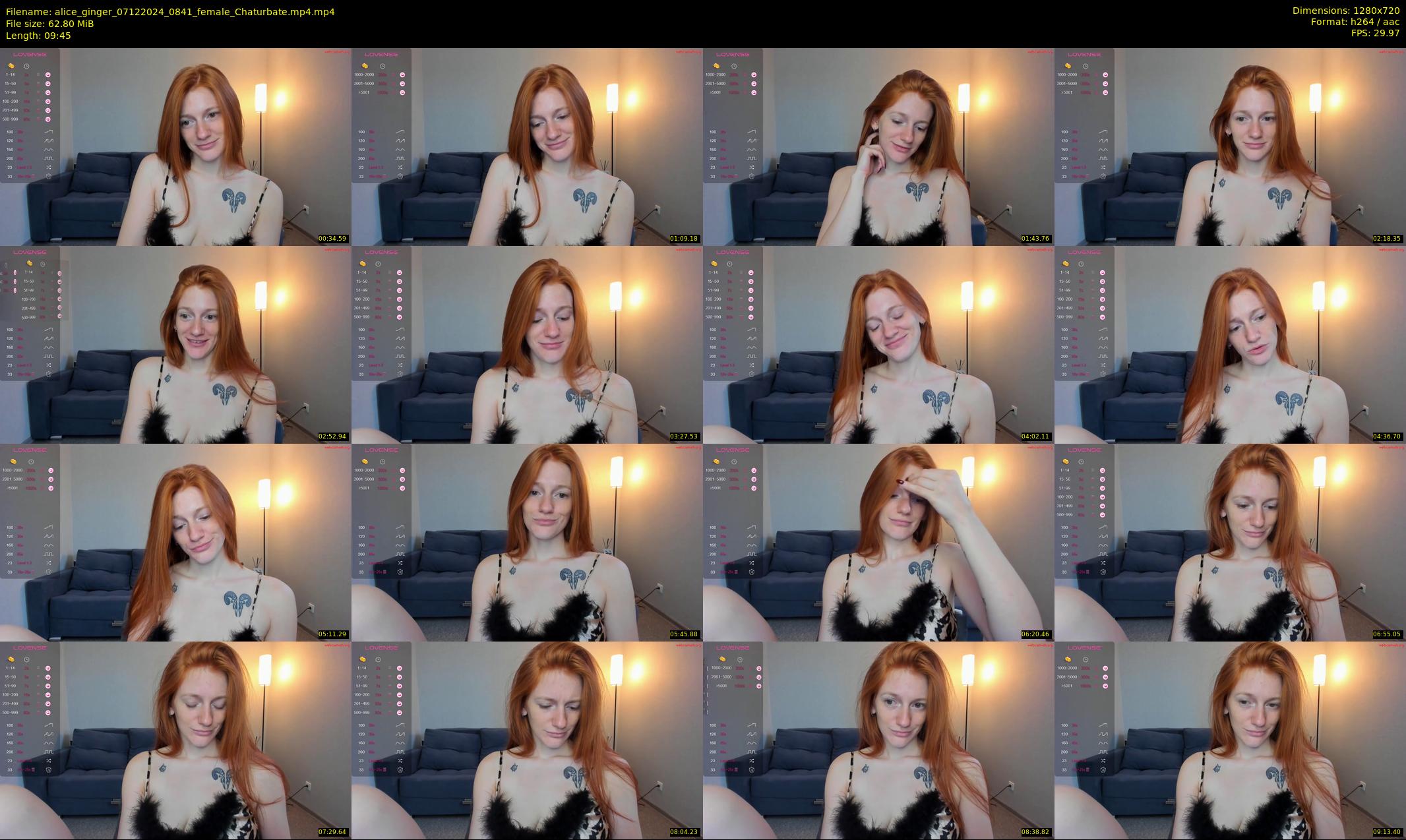 alice_ginger — 10 minute Chaturbate female cam show recording, 720p, Dec 7, 2024