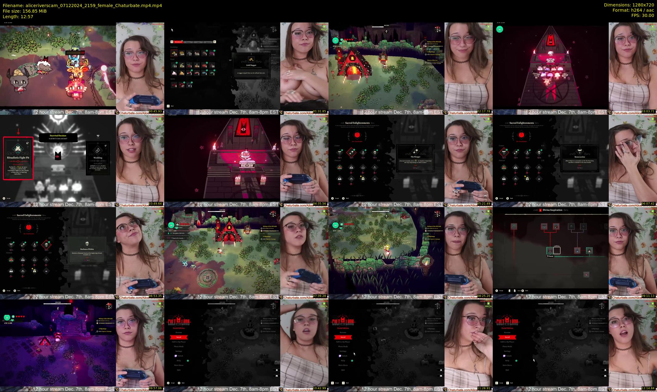 aliceriverscam — 13 minute Chaturbate female cam show recording, 720p, Dec 7, 2024