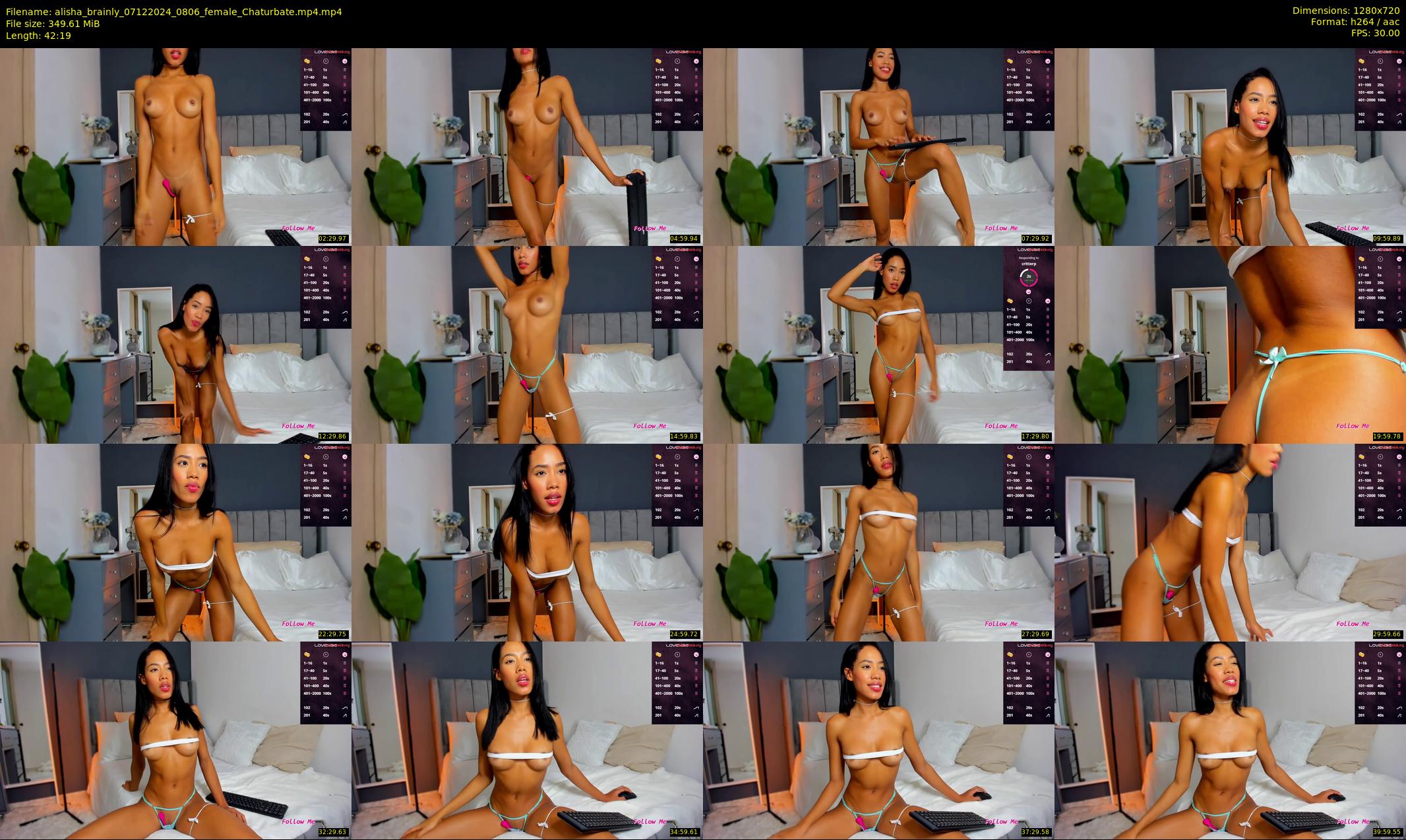 alisha_brainly — 43 minute Chaturbate female cam show recording, 720p, Dec 7, 2024