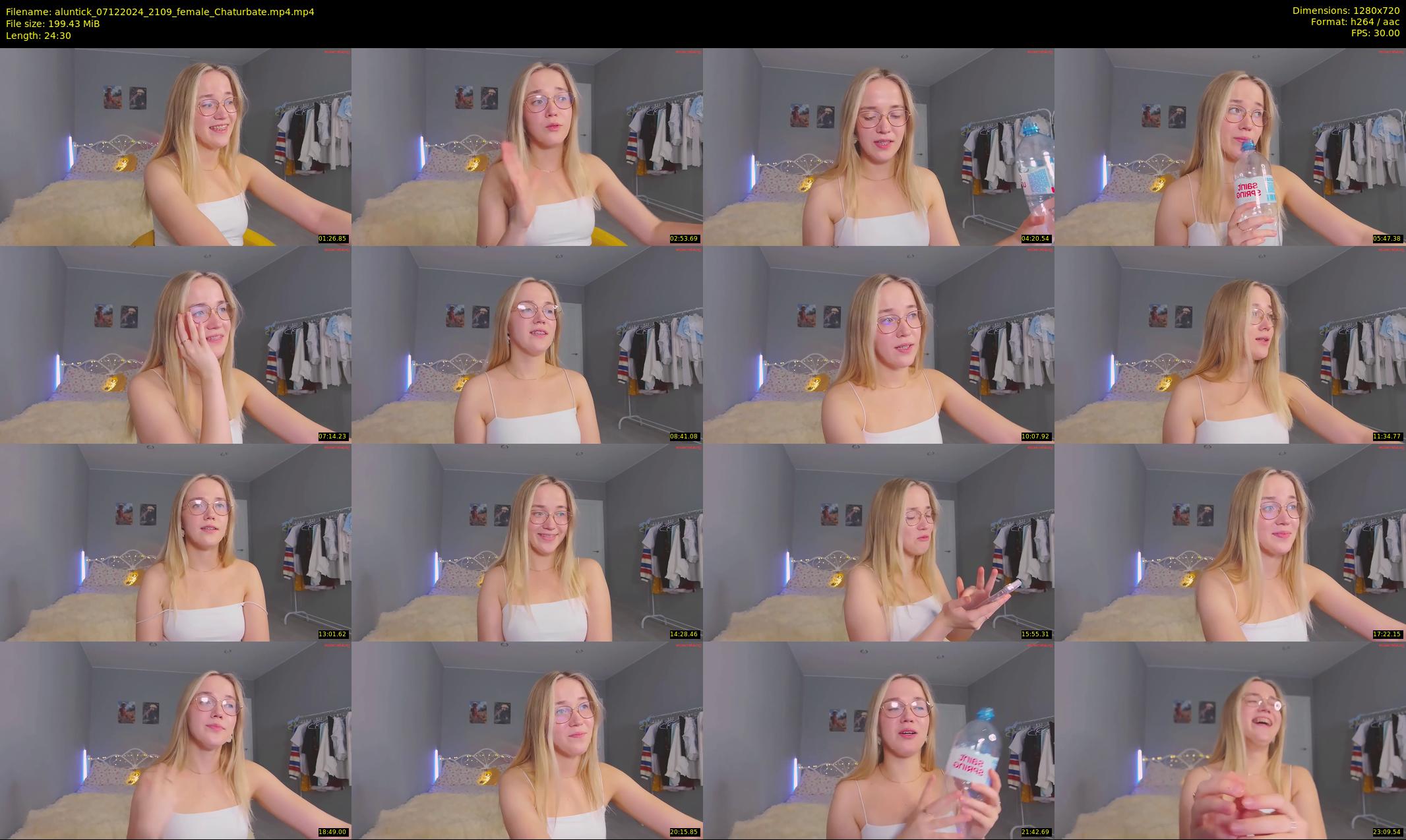 aluntick — 25 minute Chaturbate female cam show recording, 720p, Dec 7, 2024