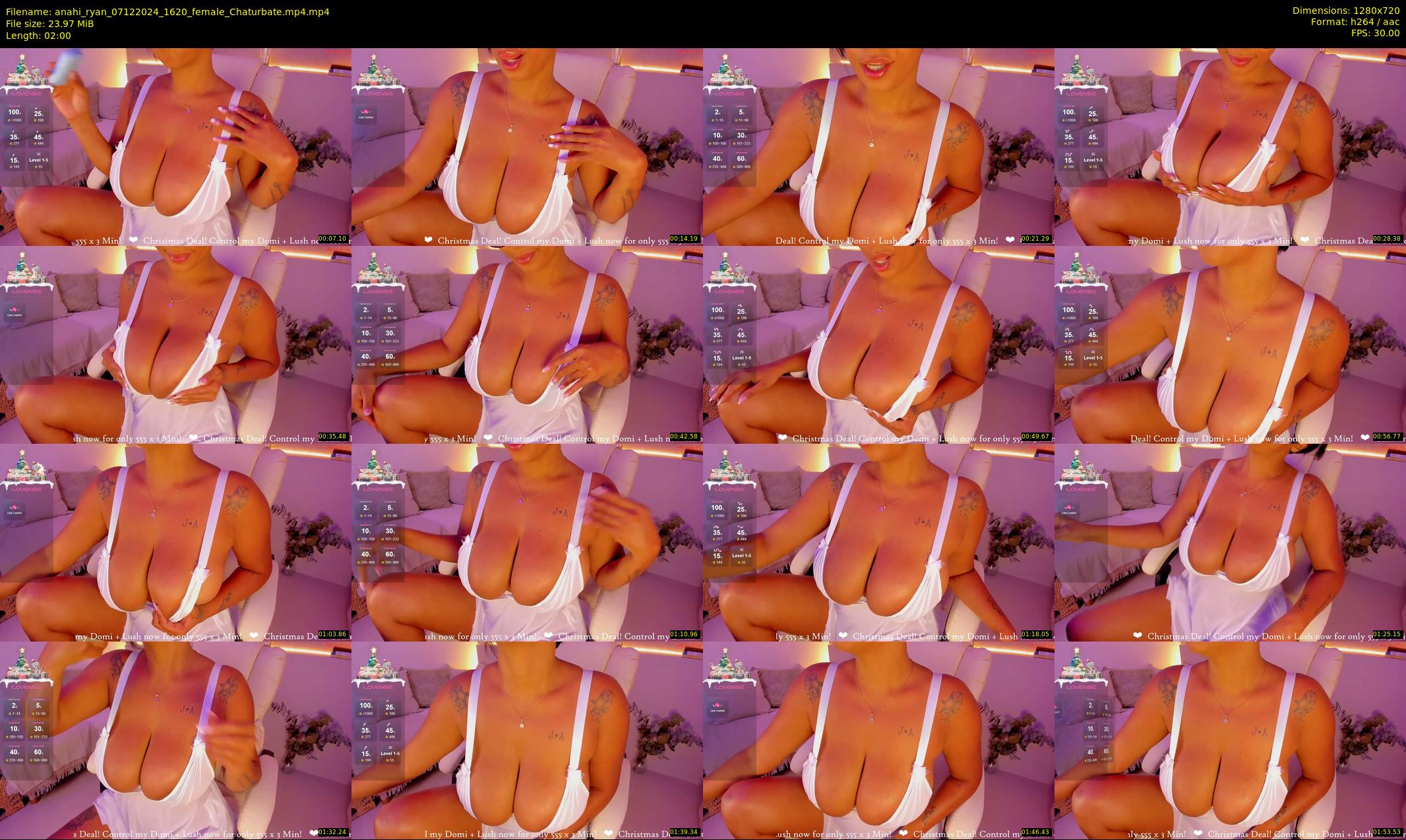 anahi_ryan — 2 minute Chaturbate female cam show recording, 720p, Dec 7, 2024