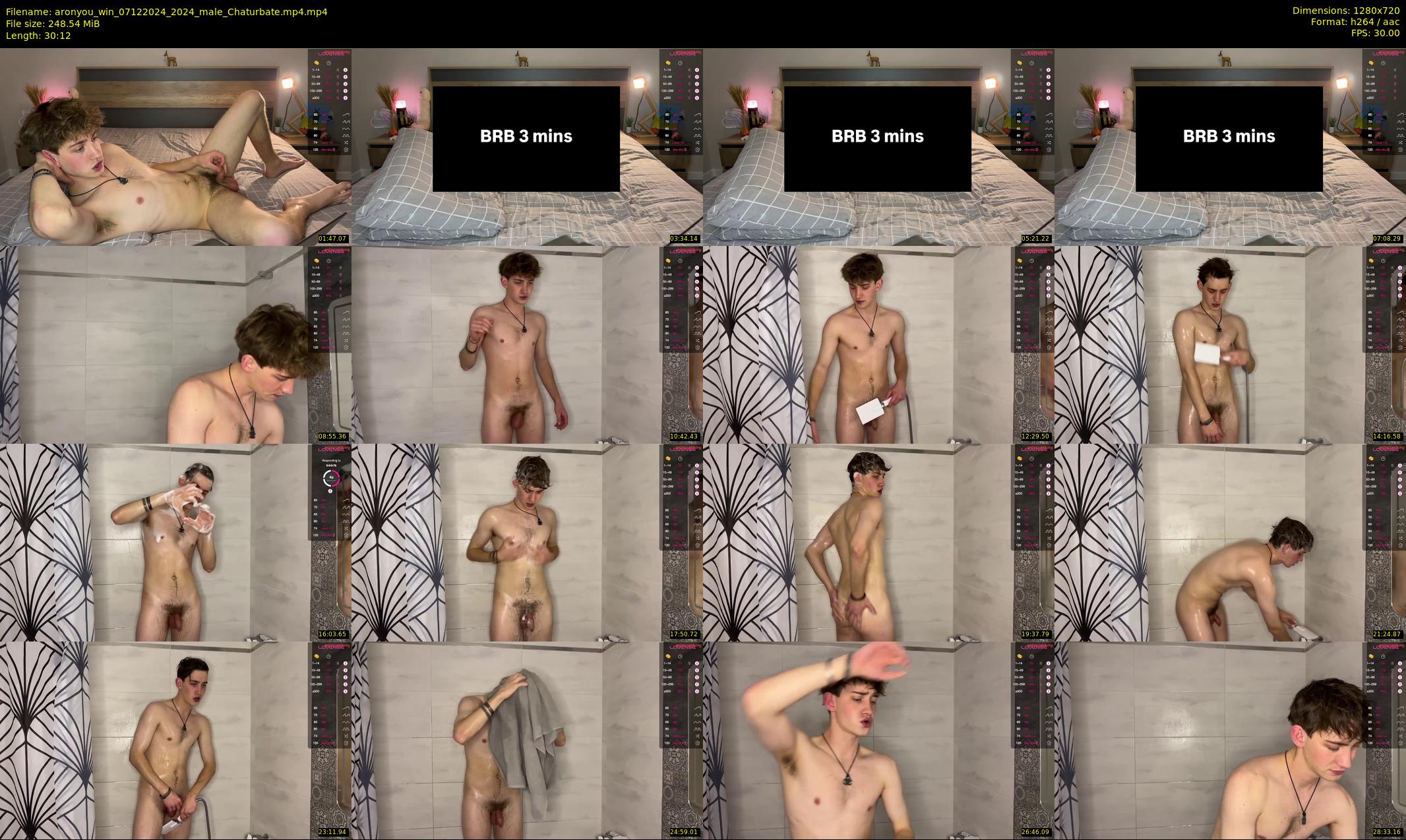 aronyou_win — 31 minute Chaturbate male cam show recording, 720p, Dec 7, 2024
