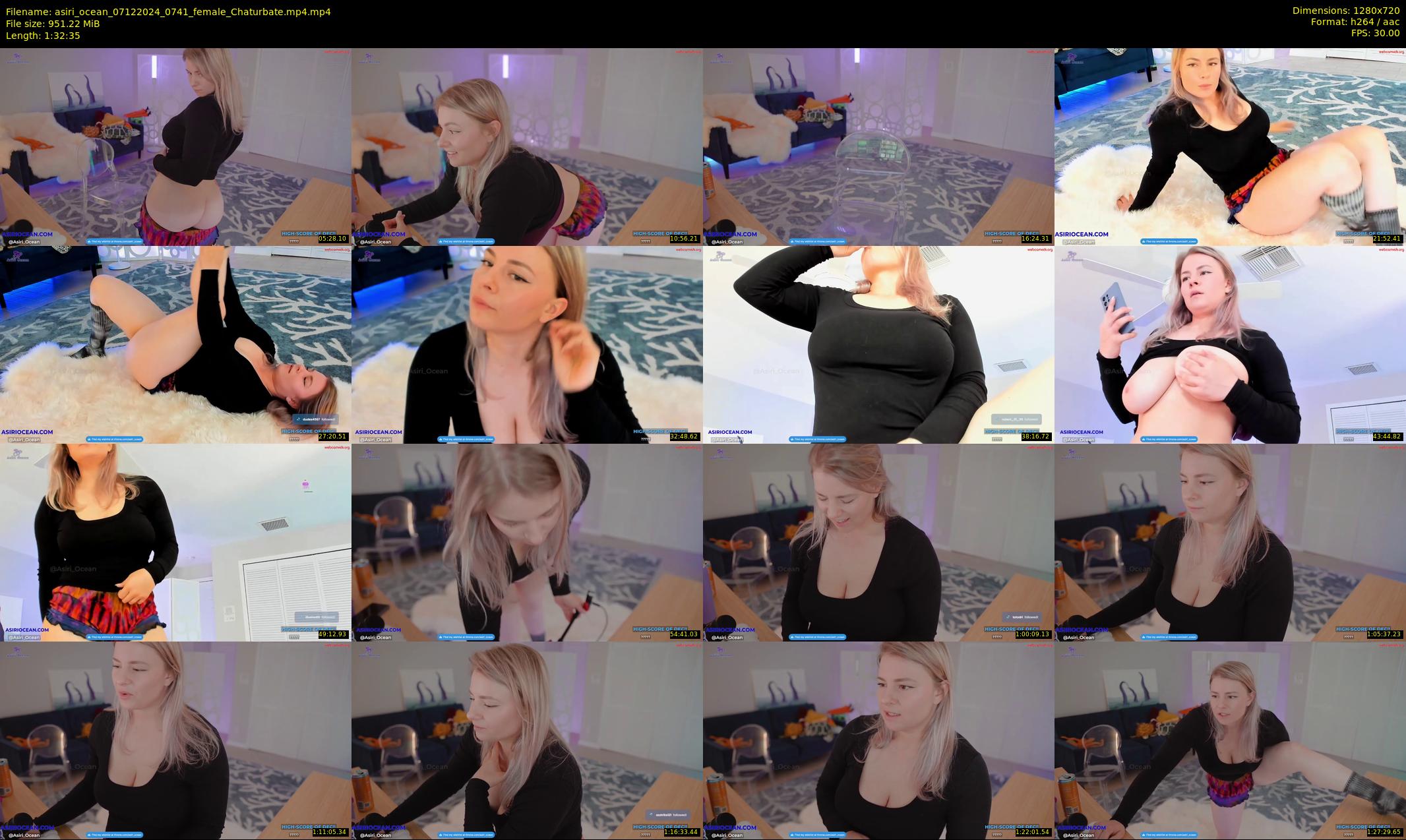 asiri_ocean — 93 minute Chaturbate female cam show recording, 720p, Dec 7, 2024