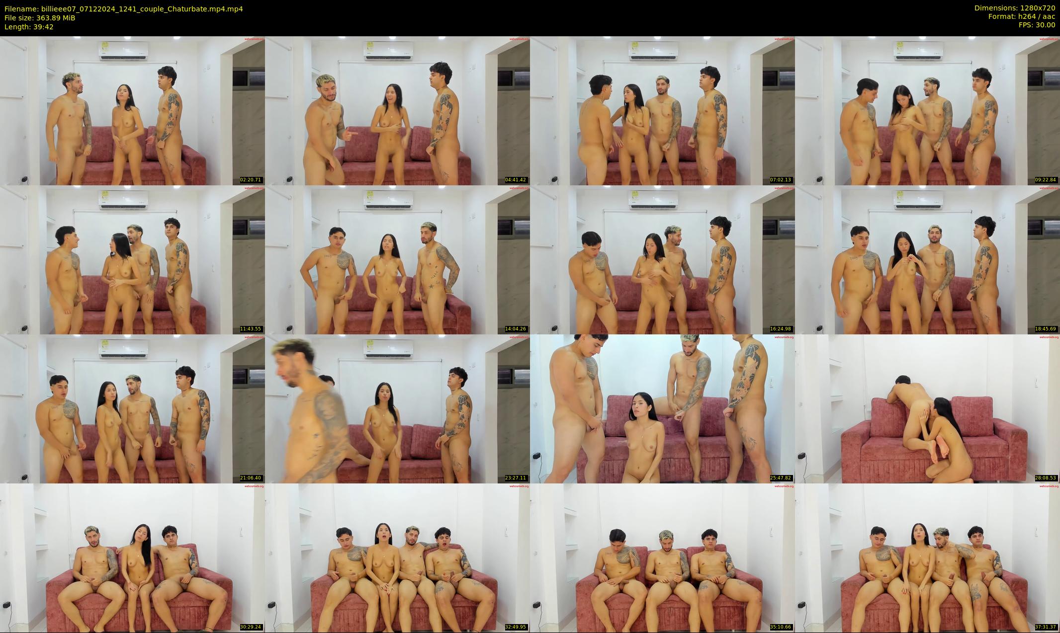 billieee07 — 40 minute Chaturbate couple cam show recording, 720p, Dec 7, 2024