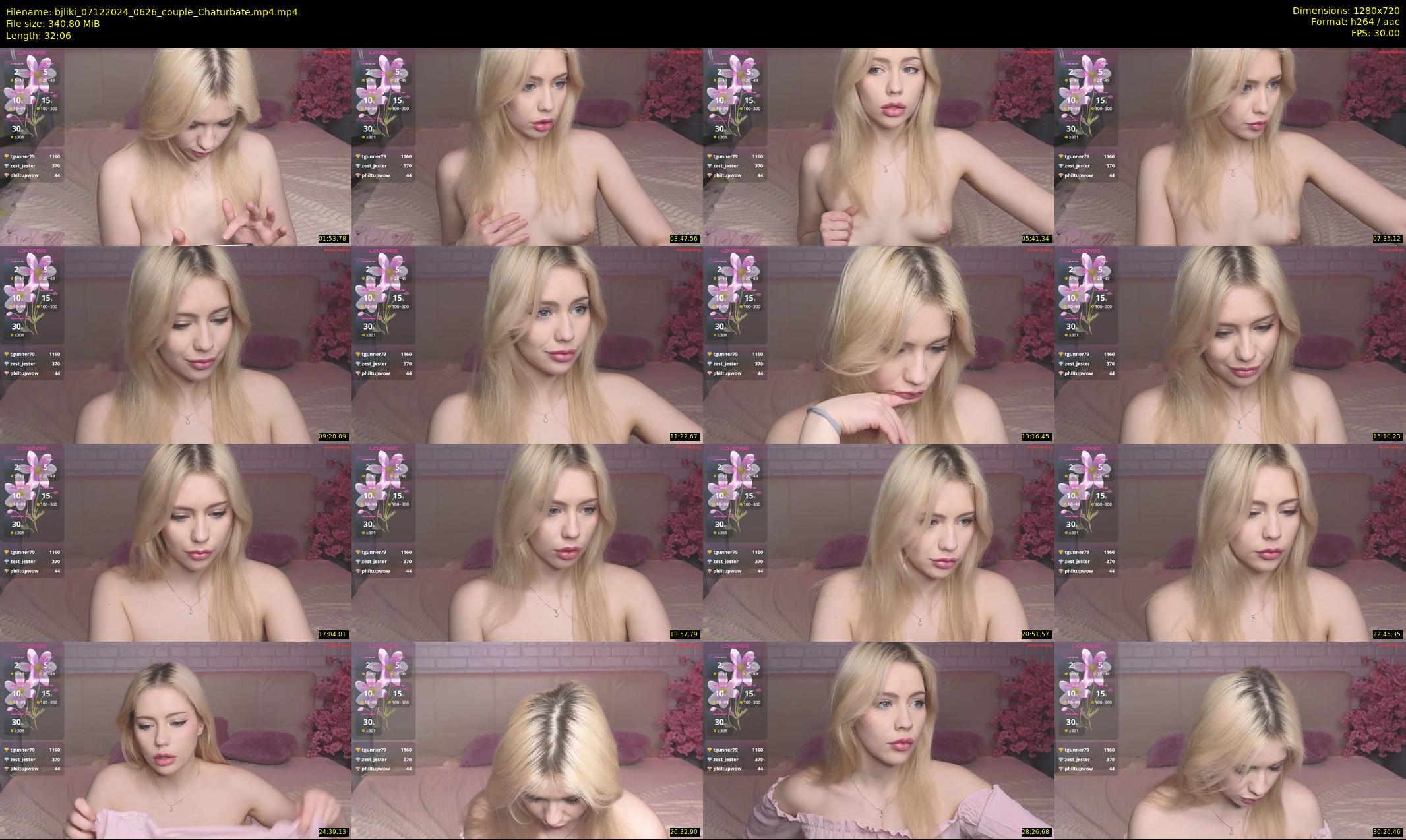 bjliki — 33 minute Chaturbate couple cam show recording, 720p, Dec 7, 2024
