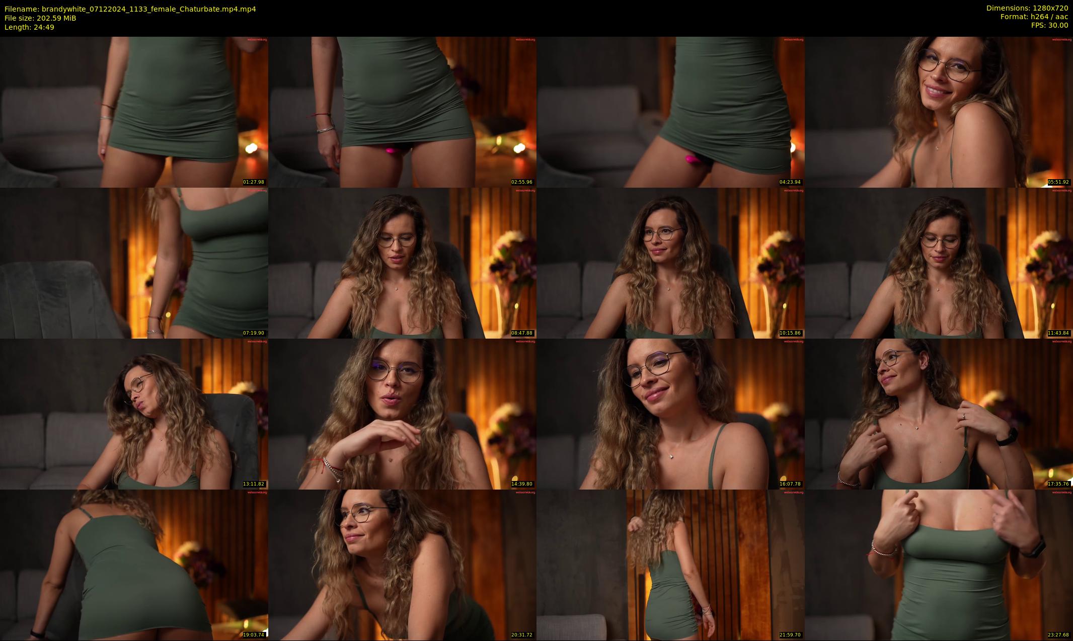 brandywhite — 25 minute Chaturbate female cam show recording, 720p, Dec 7, 2024