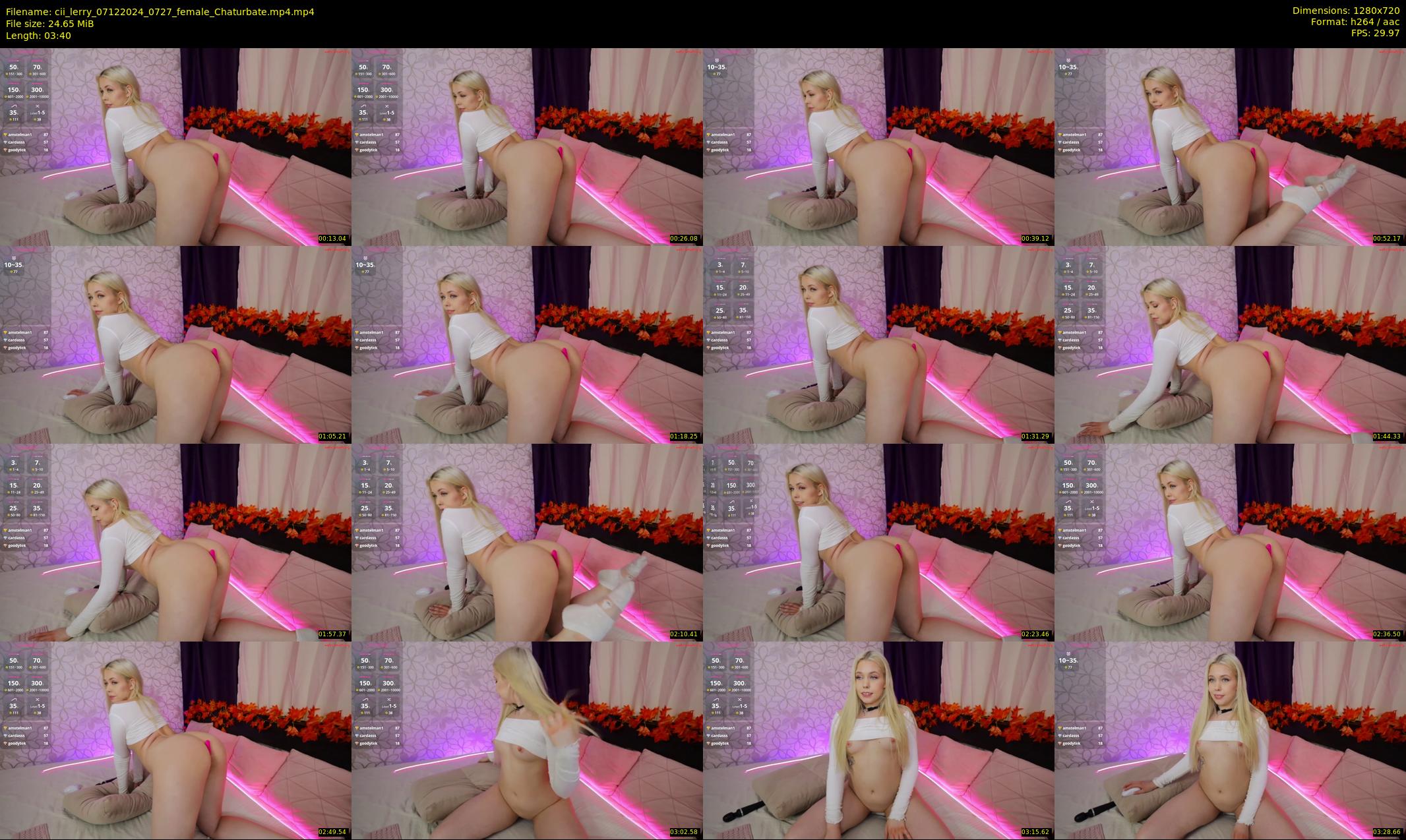 cii_lerry — 4 minute Chaturbate female cam show recording, 720p, Dec 7, 2024