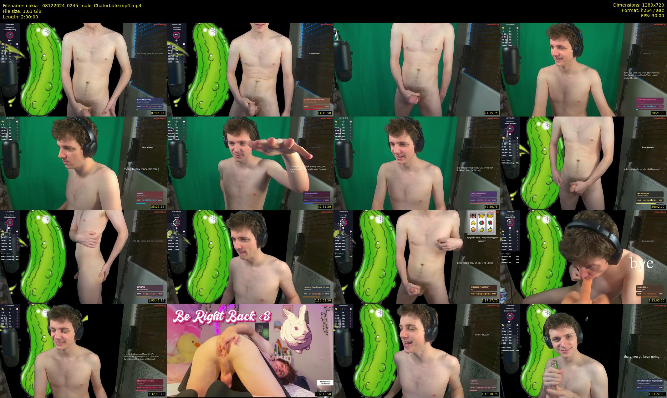 cokia_ — 120 minute Chaturbate male cam show recording, 720p, Dec 8, 2024