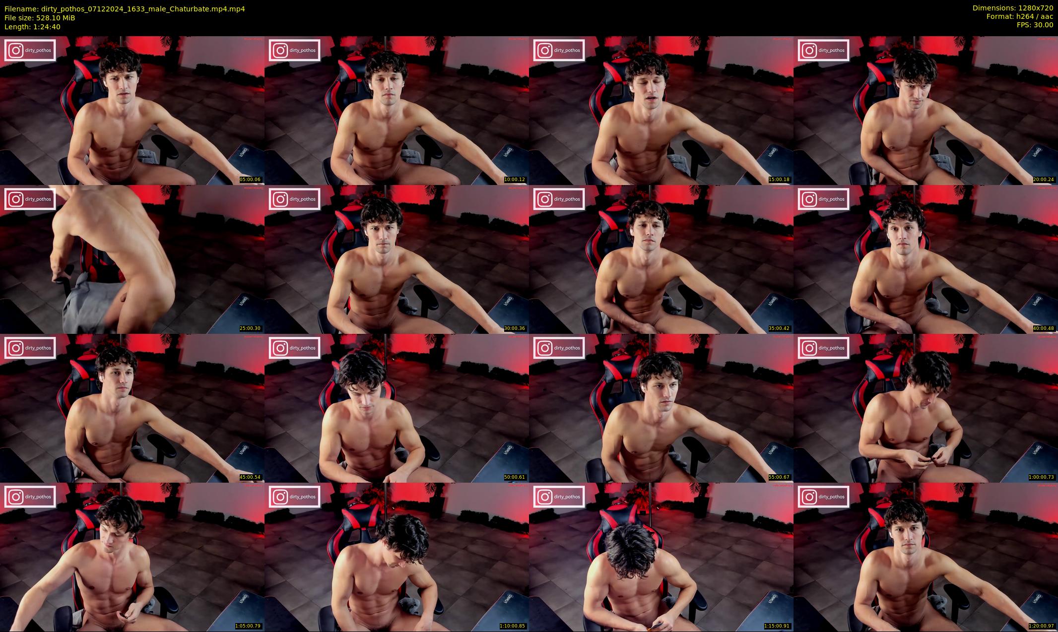 dirty_pothos — 85 minute Chaturbate male cam show recording, 720p, Dec 7, 2024