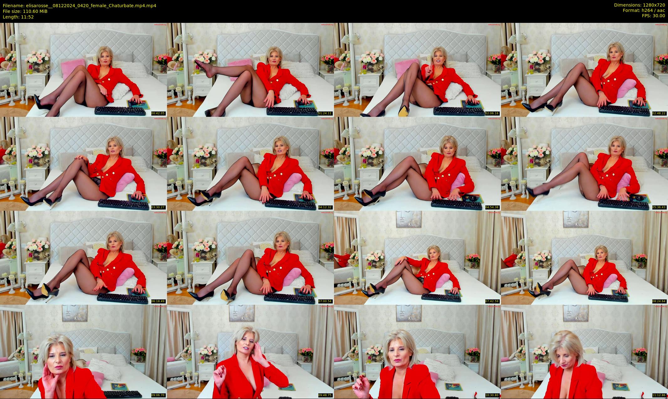 elisarosse_ — 12 minute Chaturbate female cam show recording, 720p, Dec 8, 2024
