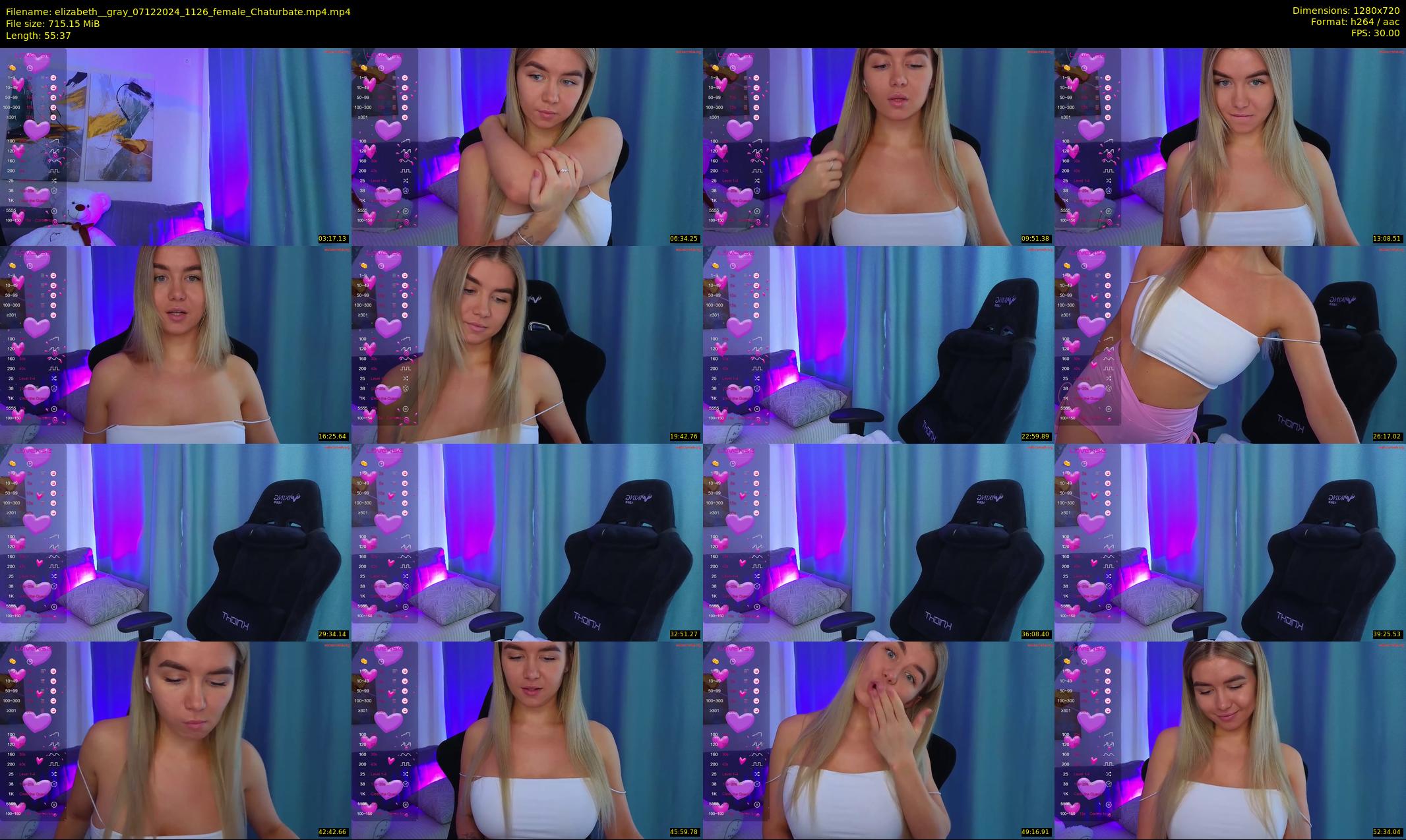 elizabeth__gray — 56 minute Chaturbate female cam show recording, 720p, Dec 7, 2024