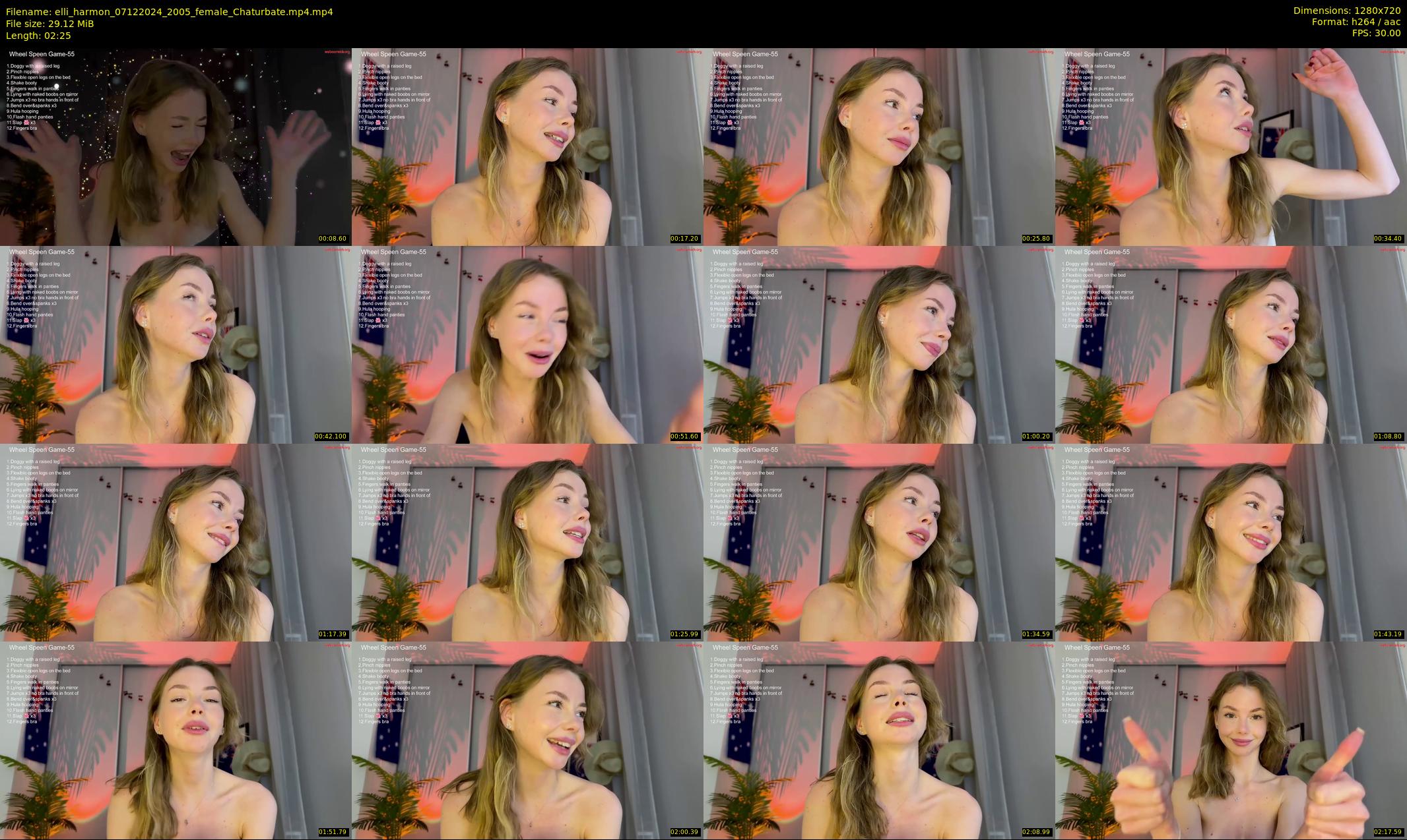 elli_harmon — 3 minute Chaturbate female cam show recording, 720p, Dec 7, 2024