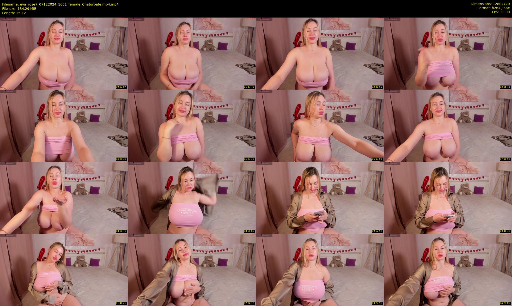 eva_rose7 — 16 minute Chaturbate female cam show recording, 720p, Dec 7, 2024