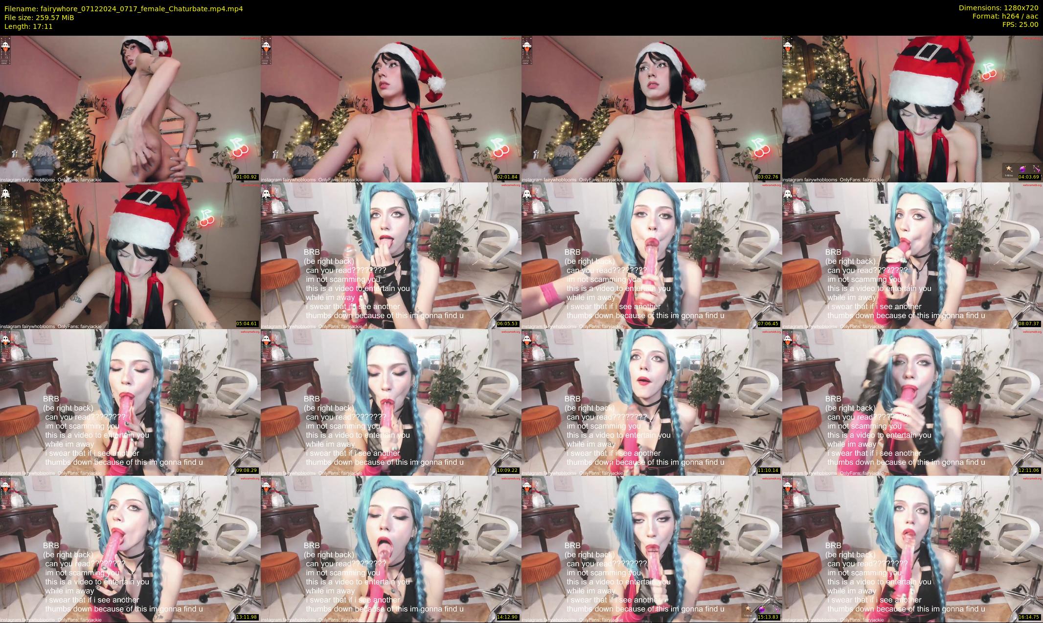 fairywhore — 18 minute Chaturbate female cam show recording, 720p, Dec 7, 2024