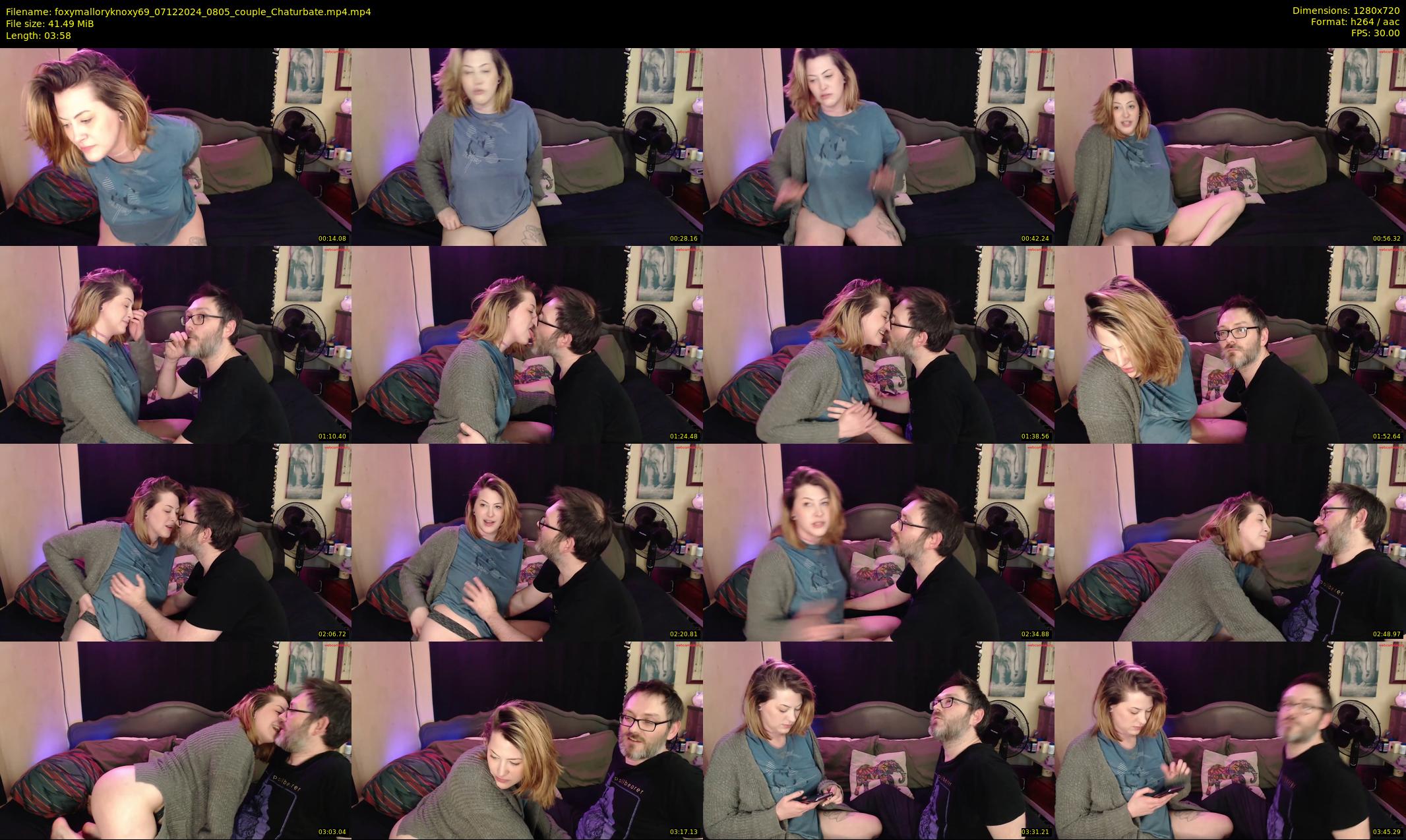 foxymalloryknoxy69 — 4 minute Chaturbate couple cam show recording, 720p, Dec 7, 2024