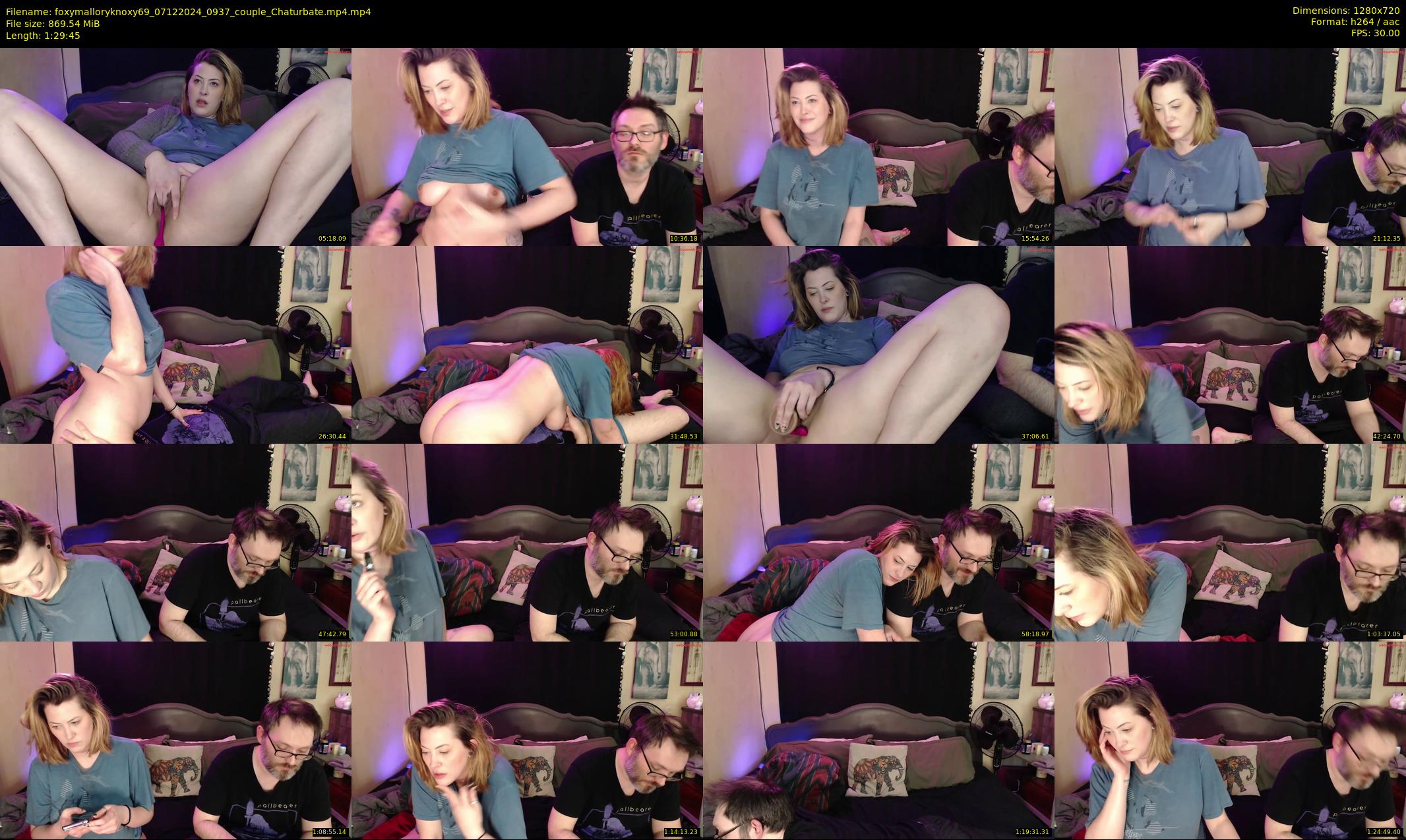 foxymalloryknoxy69 — 90 minute Chaturbate couple cam show recording, 720p, Dec 7, 2024