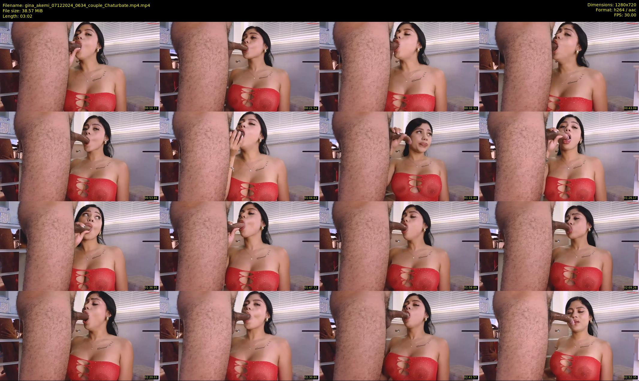 gina_akemi — 4 minute Chaturbate couple cam show recording, 720p, Dec 7, 2024