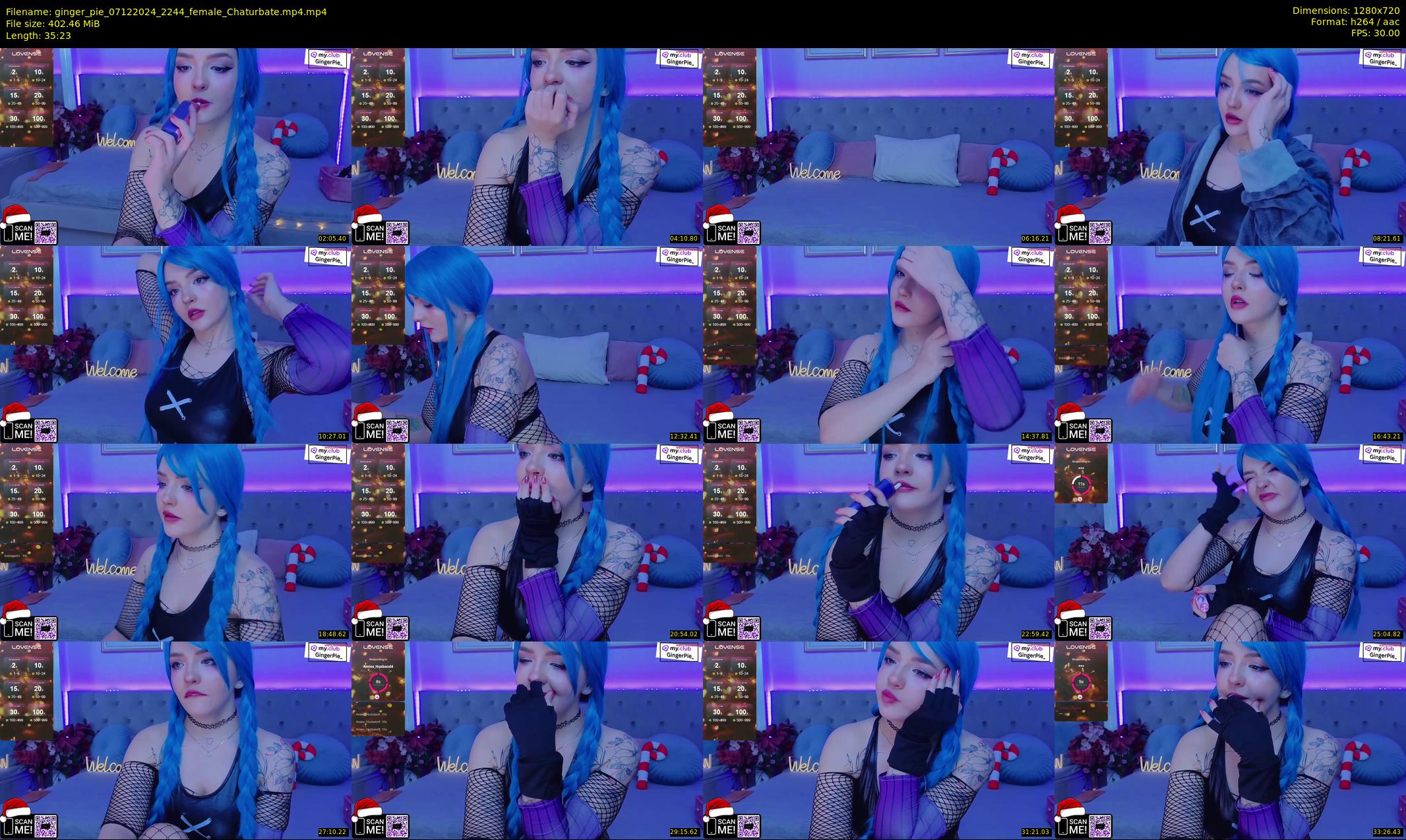 ginger_pie — 36 minute Chaturbate female cam show recording, 720p, Dec 7, 2024