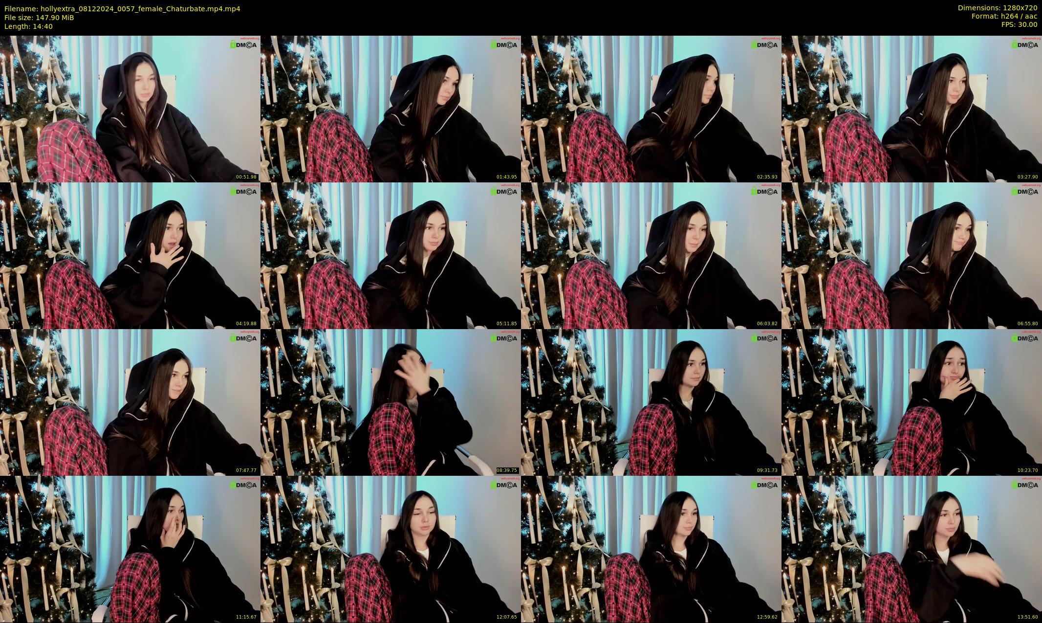 hollyextra — 15 minute Chaturbate female cam show recording, 720p, Dec 8, 2024