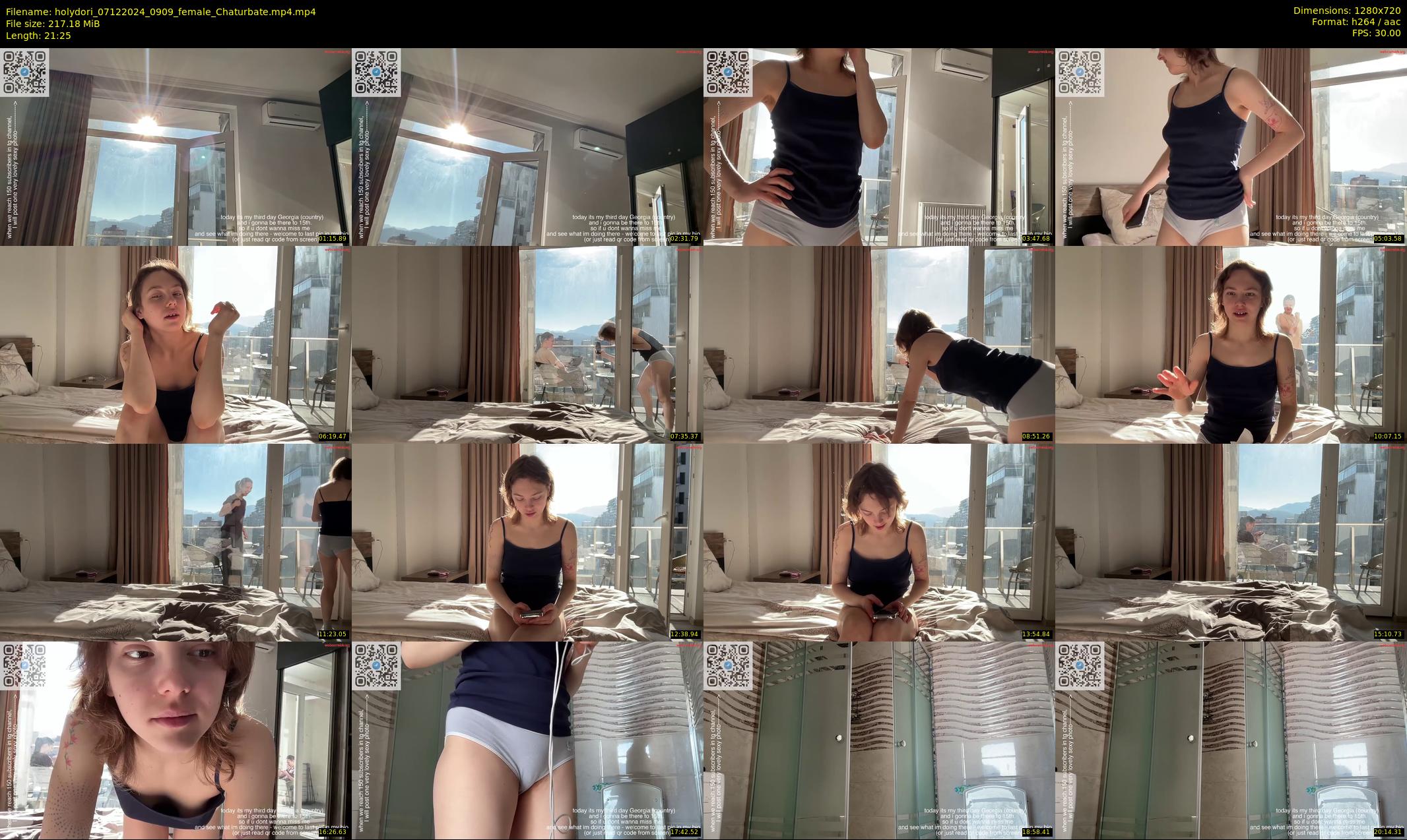 holydori — 22 minute Chaturbate female cam show recording, 720p, Dec 7, 2024