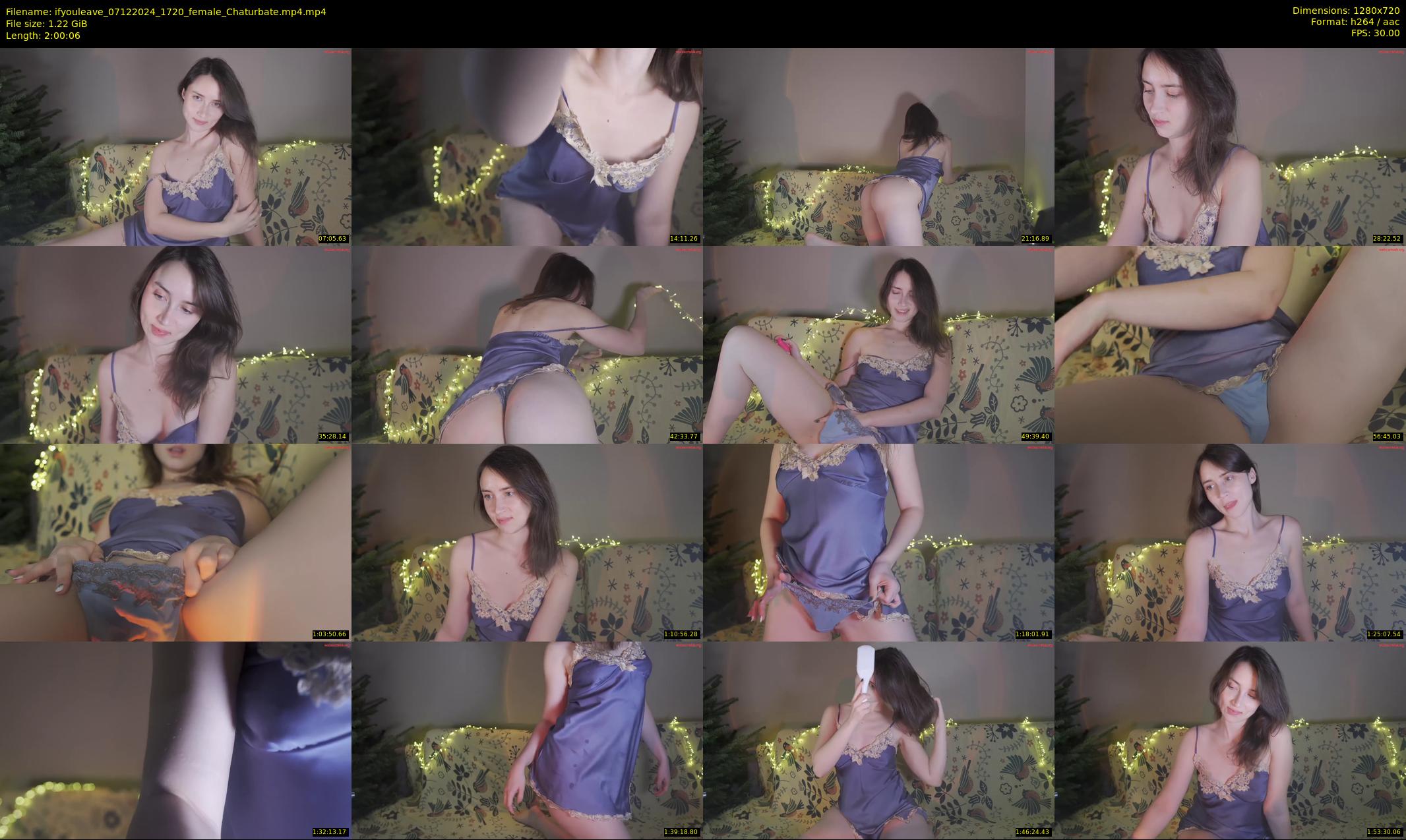 ifyouleave — 121 minute Chaturbate female cam show recording, 720p, Dec 7, 2024