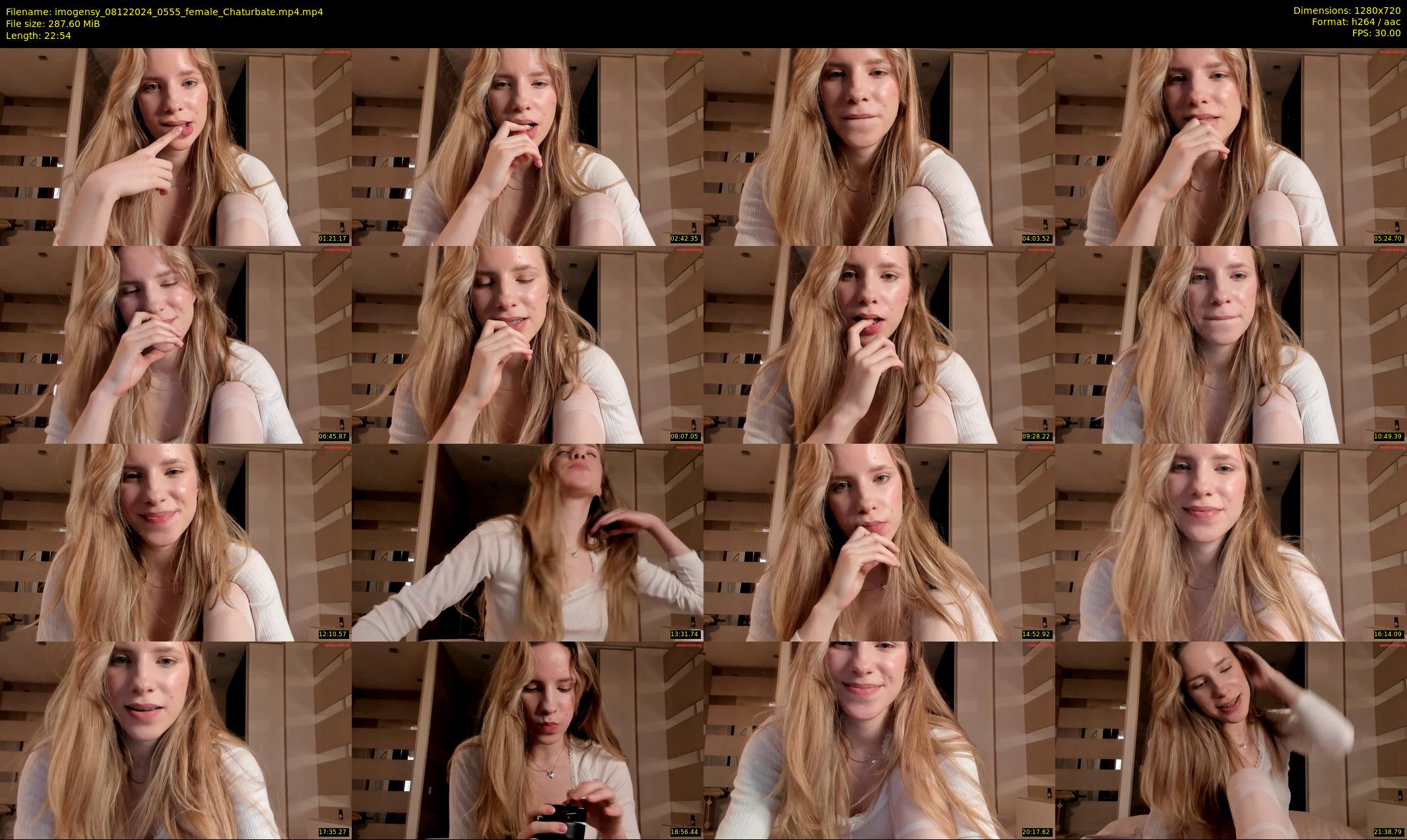 imogensy — 23 minute Chaturbate female cam show recording, 720p, Dec 8, 2024