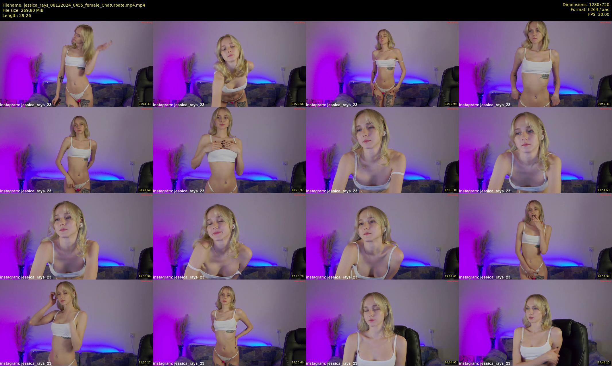 jessica_rays — 30 minute Chaturbate couple cam show recording, 720p, Dec 8, 2024