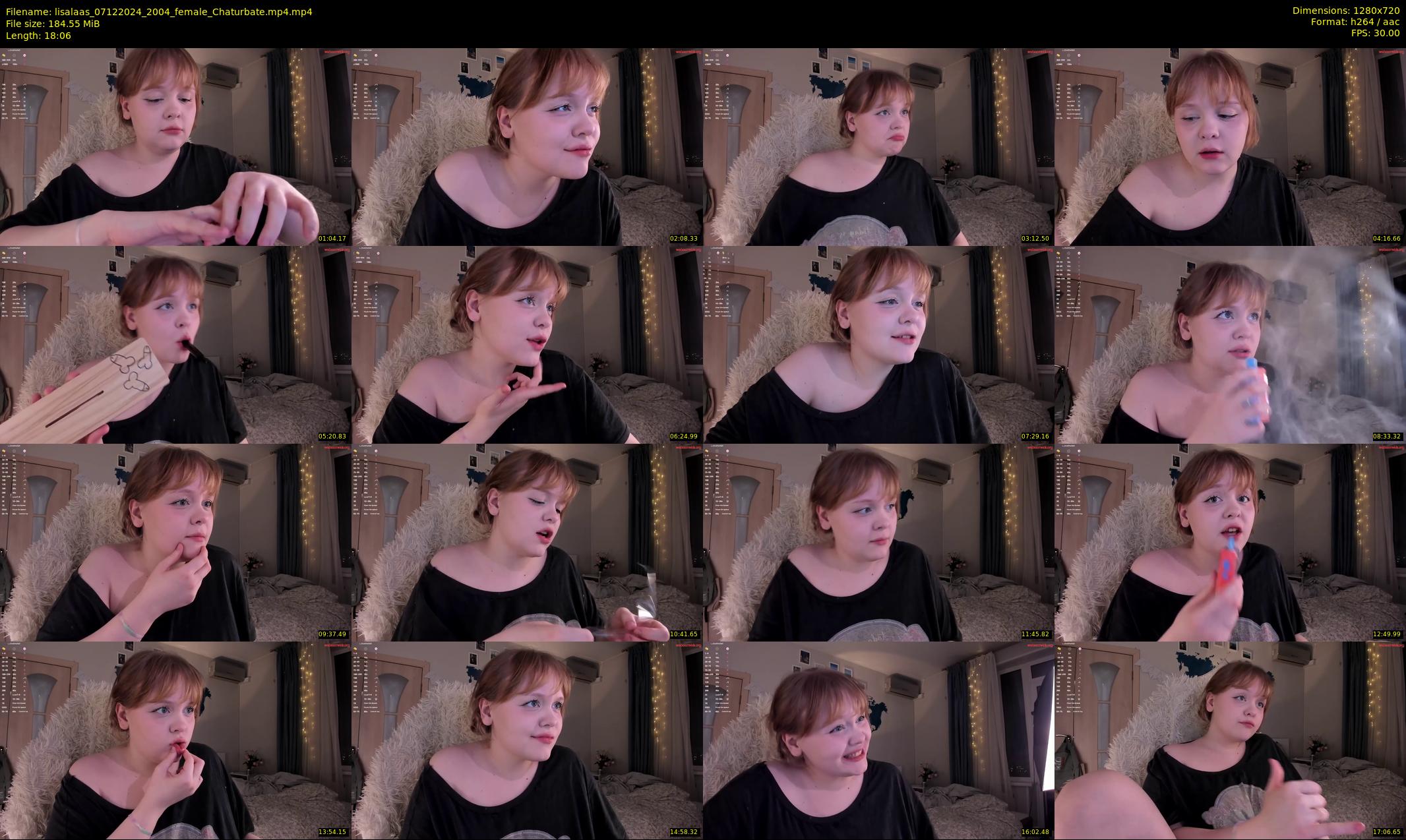 lisalaas — 19 minute Chaturbate female cam show recording, 720p, Dec 7, 2024