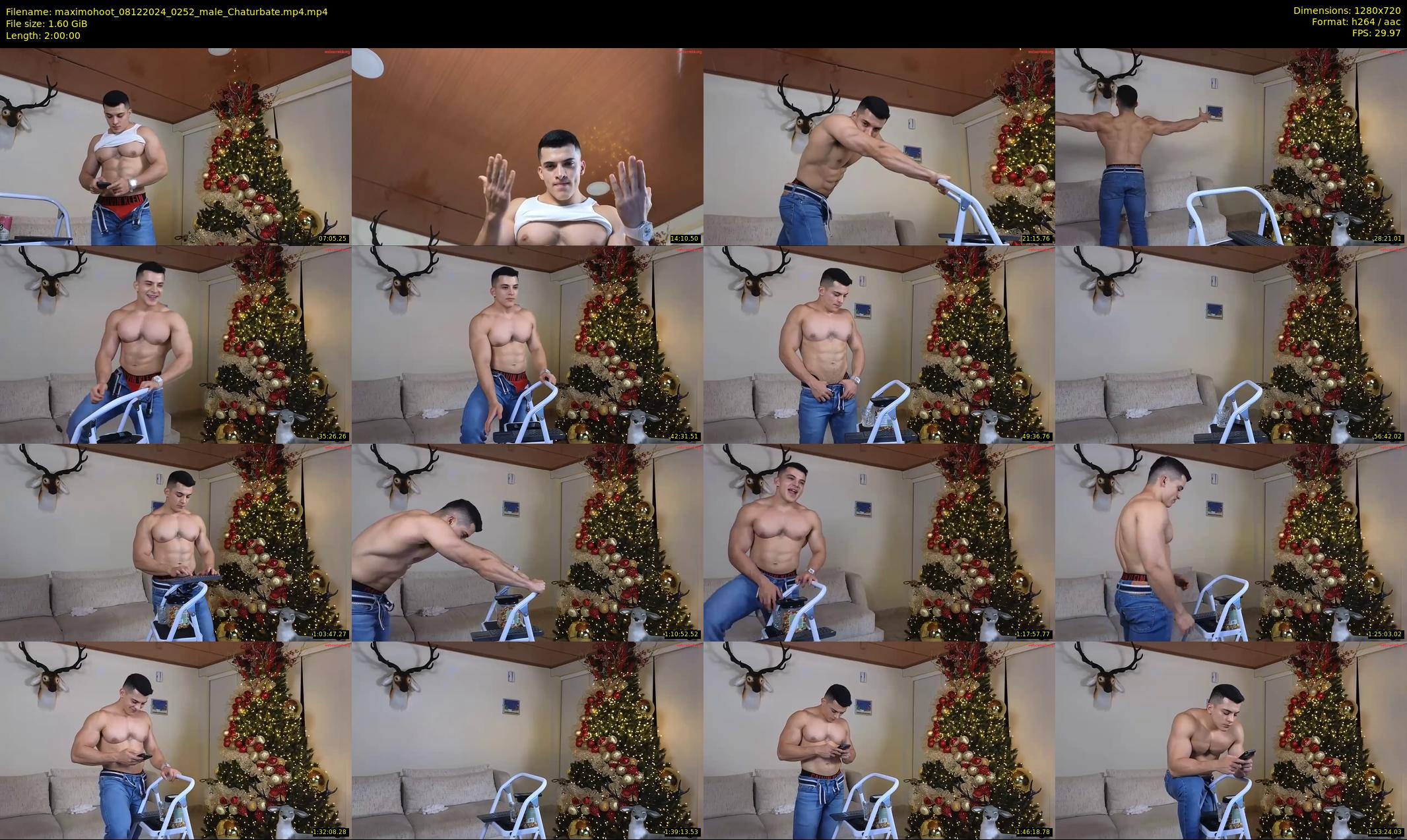 maximohoot — 120 minute Chaturbate male cam show recording, 720p, Dec 8, 2024