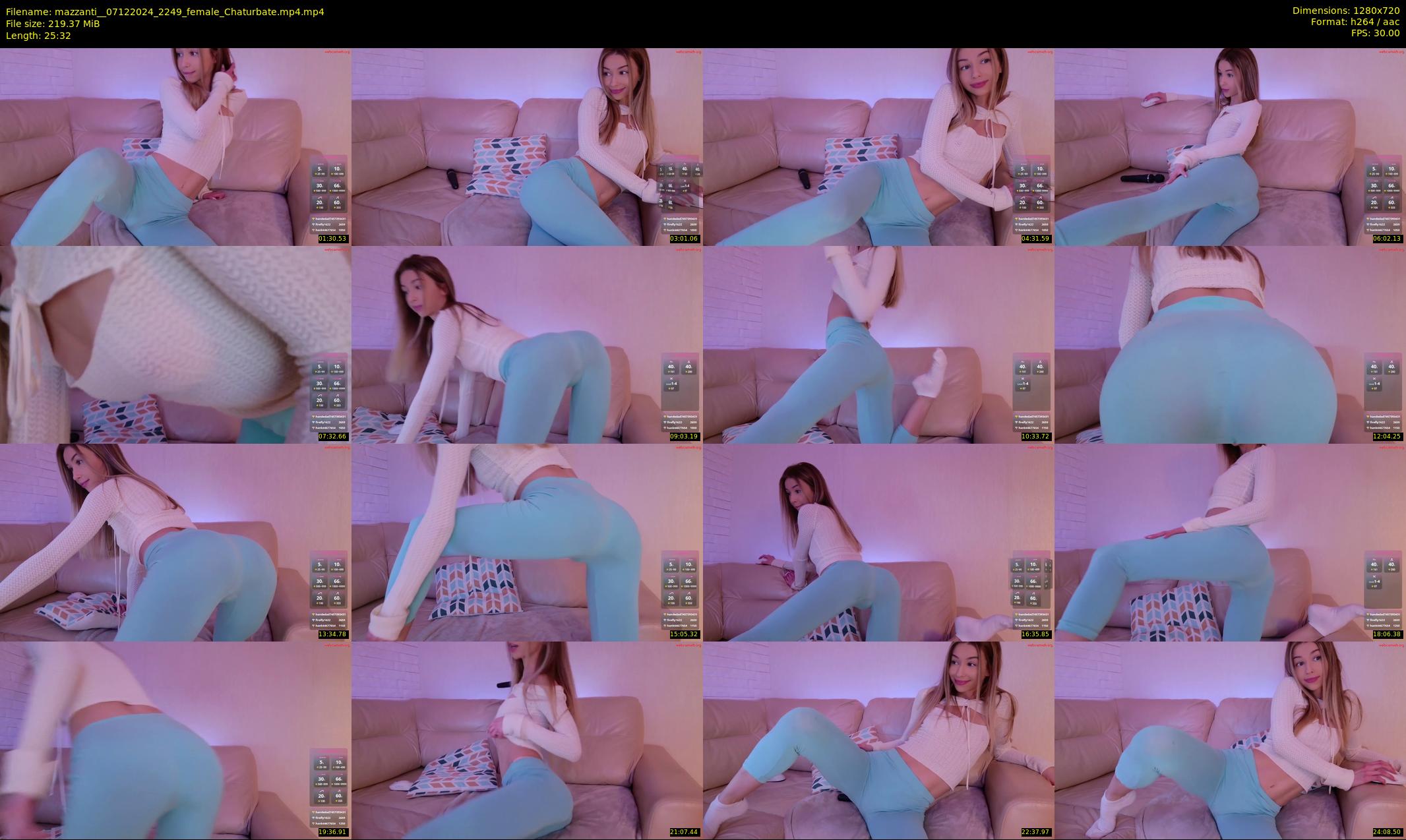 mazzanti_ — 26 minute Chaturbate female cam show recording, 720p, Dec 7, 2024