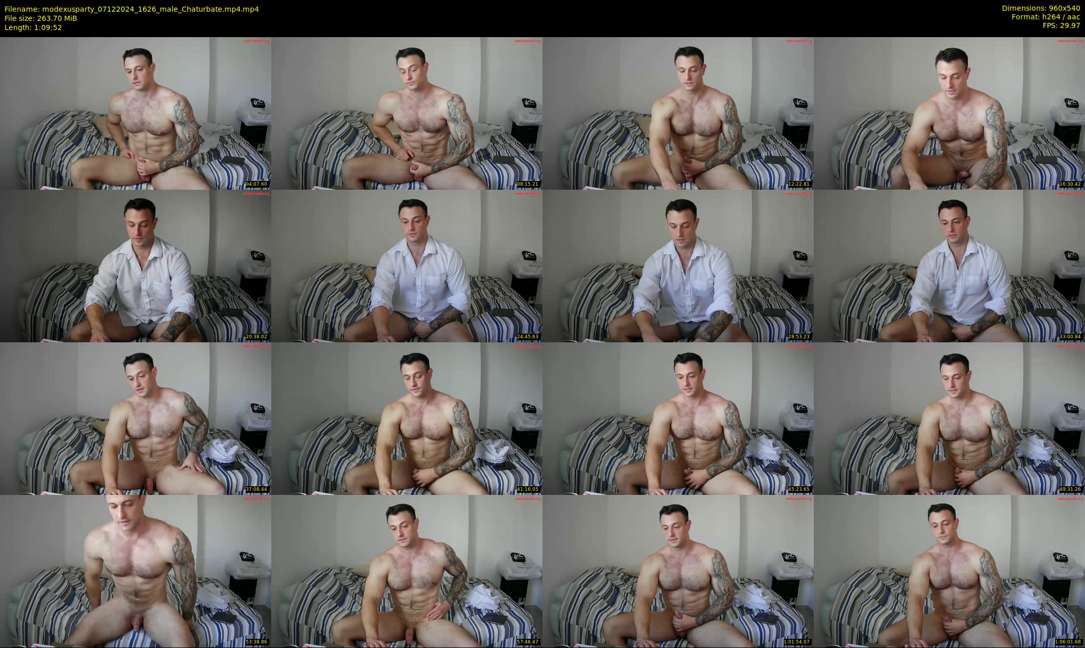 modexusparty — 70 minute Chaturbate male cam show recording, 480p, Dec 7, 2024