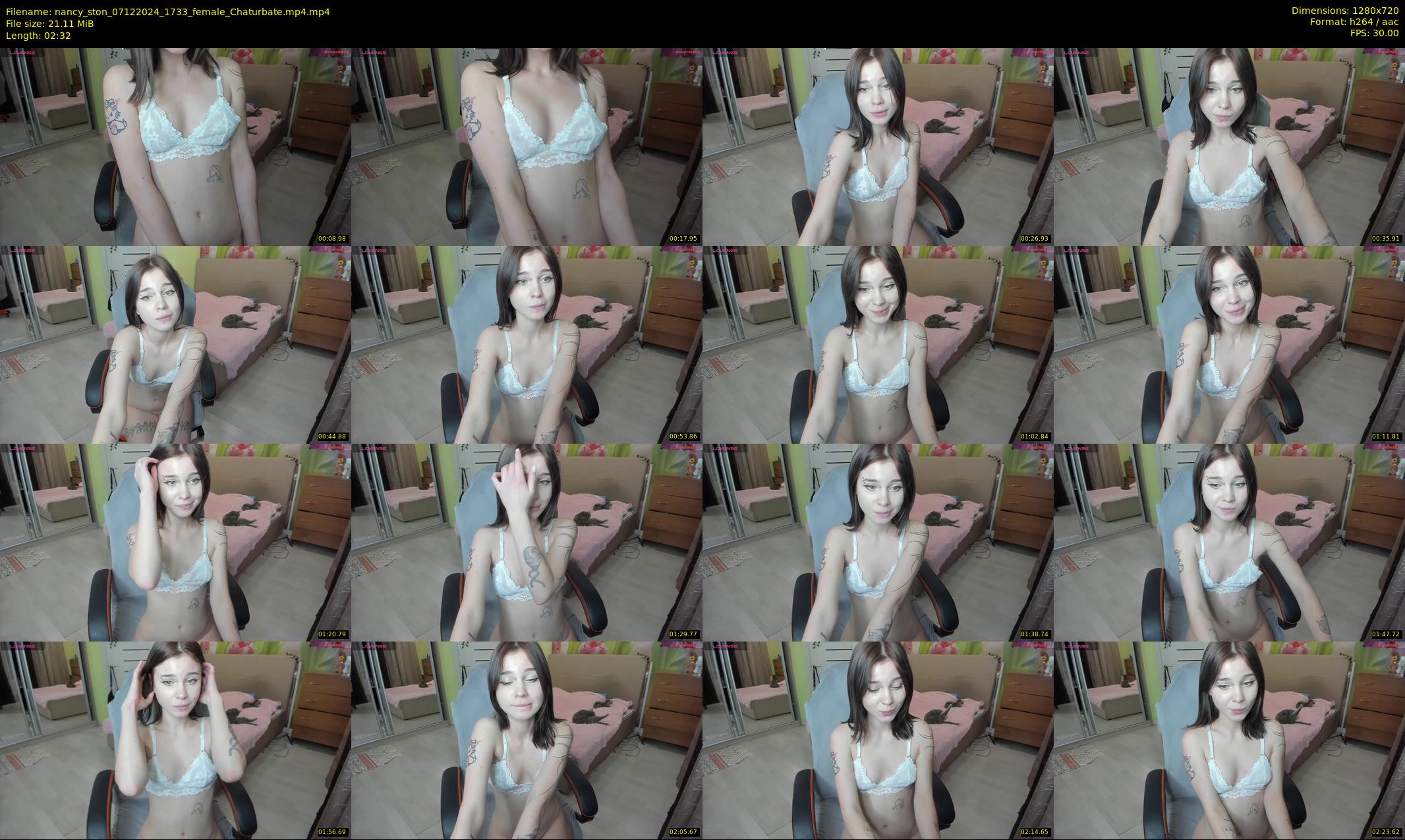 nancy_ston — 3 minute Chaturbate female cam show recording, 720p, Dec 7, 2024