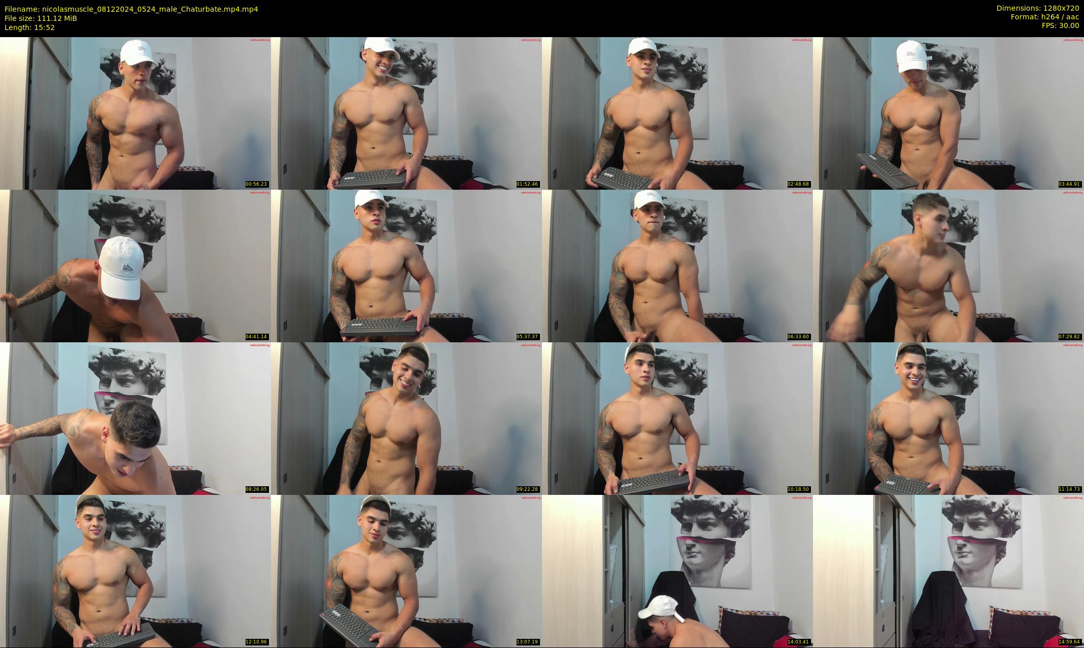 nicolasmuscle — 16 minute Chaturbate male cam show recording, 720p, Dec 8, 2024